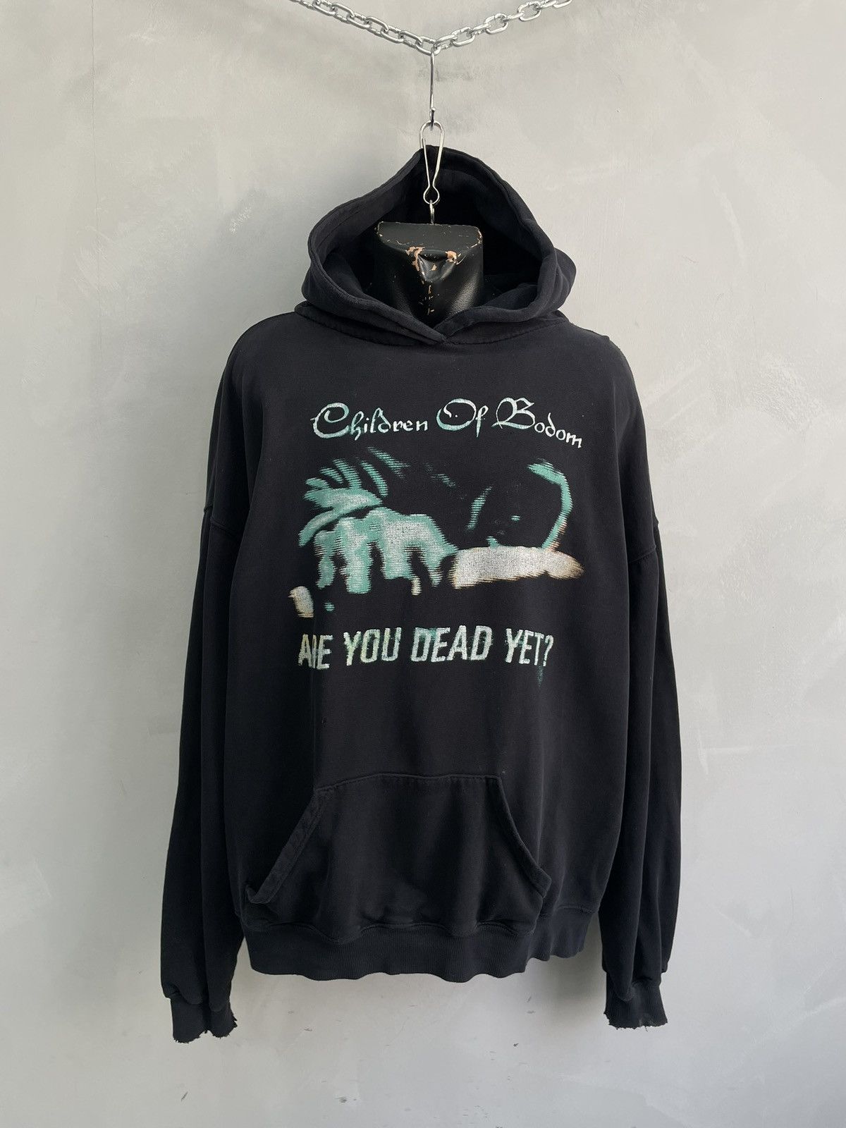 Band Tees Rare Children of Bodom 90s hoodie Graphic Zip Up faded Size US L / EU 52-54 / 3 - 1 Thumbnail