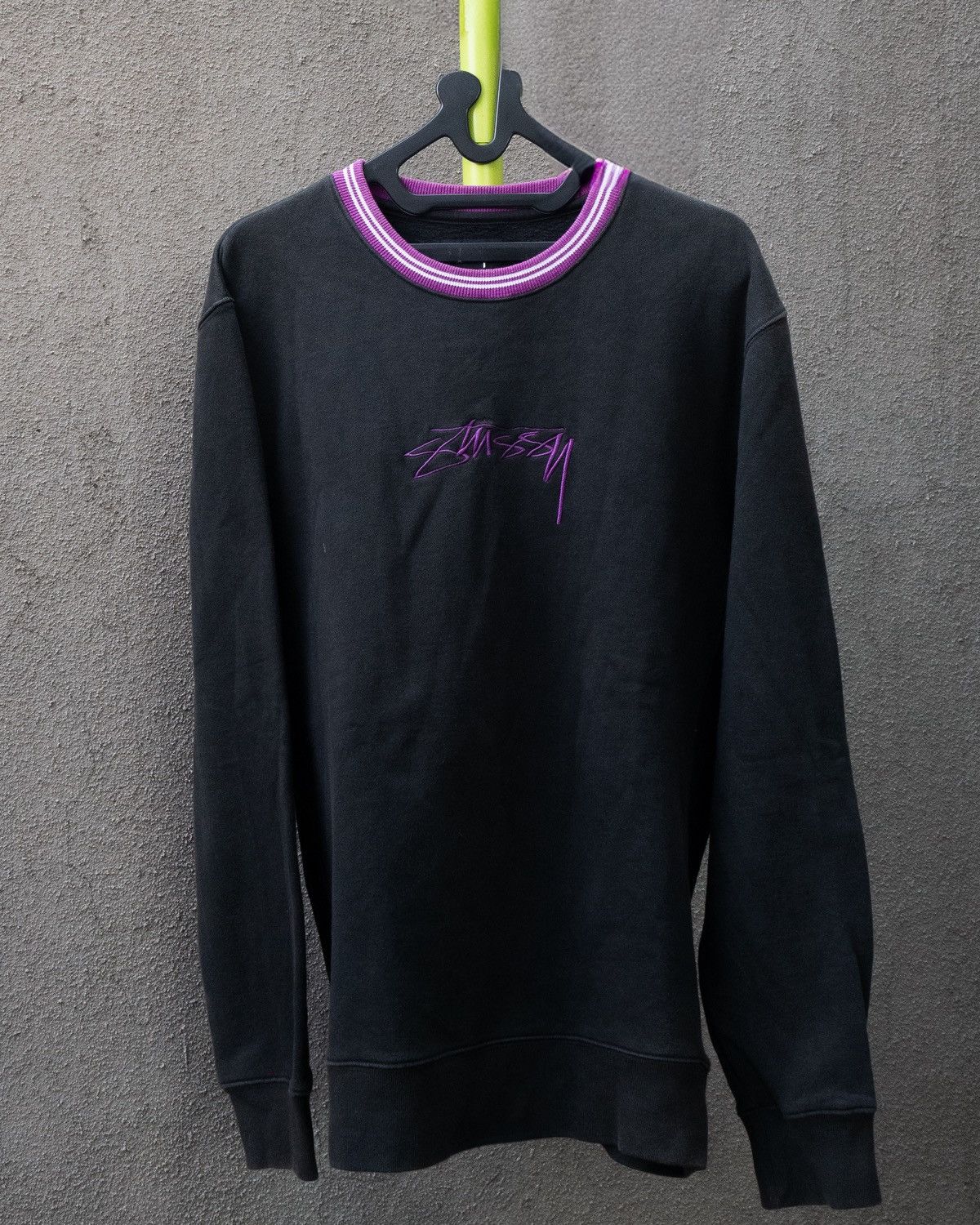 Stussy Stussy Sweatshirt “Contrast Collar Crew” FW24 Size US L / EU 52-54 / 3 - 1 Thumbnail