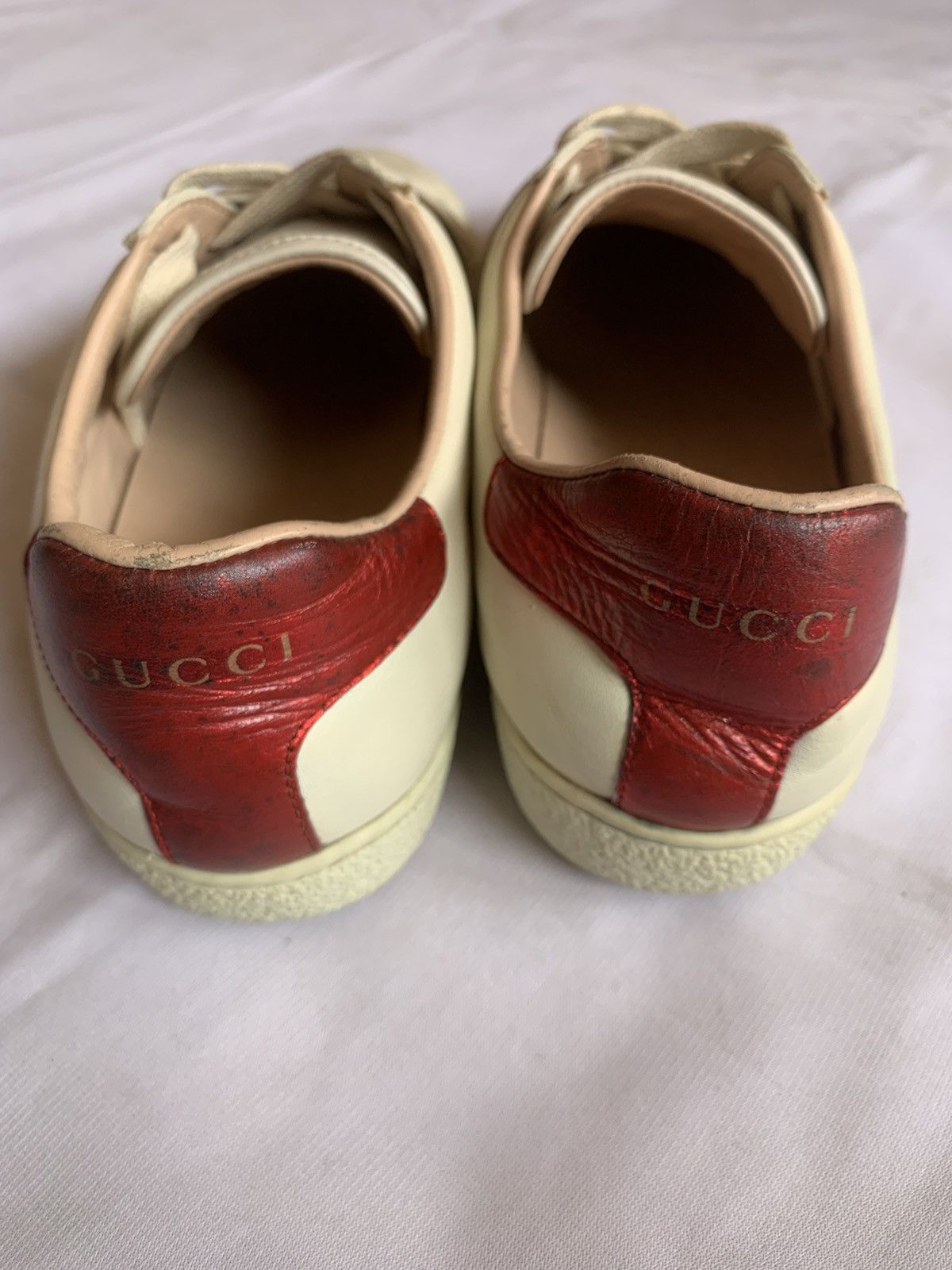 Gucci Gucci Ace Stripe Low Trainers Size US 5 / EU 37 - 16 Thumbnail