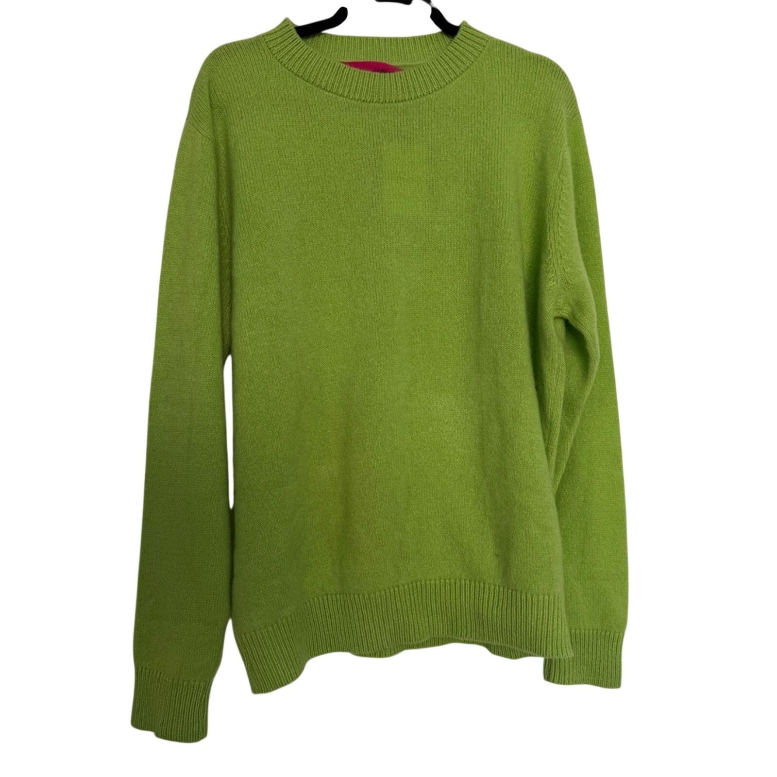 Caterpillar The Elder Statesman Pistachio Cashmere Sweater NWT Size US XL / EU 56 / 4 - 2 Thumbnail