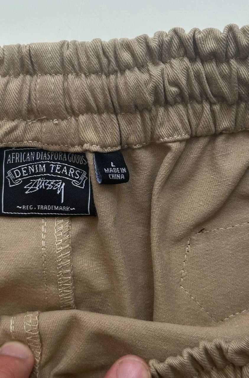 DENIM TEARS × Stussy Stussy x Denim Tears Shorts Beige Size US 34 / EU 50 - 4 Thumbnail