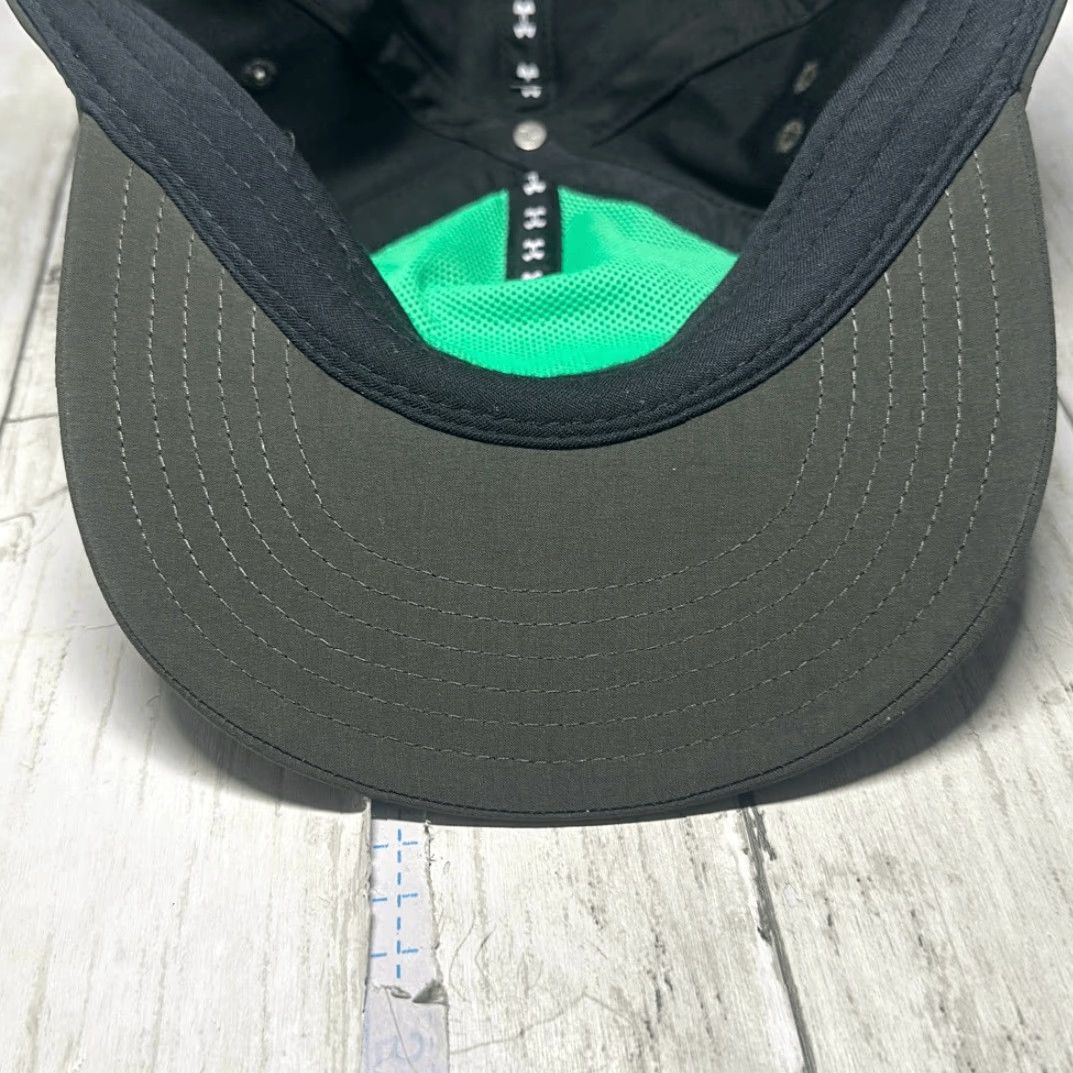Under Armour Under Armour SnapBack Cap Hat Unisex Adults One Size Multicolor Hunter Green Black Embroidered Adjustable 95% Nylon Cap Hat Size ONE SIZE - 6 Thumbnail