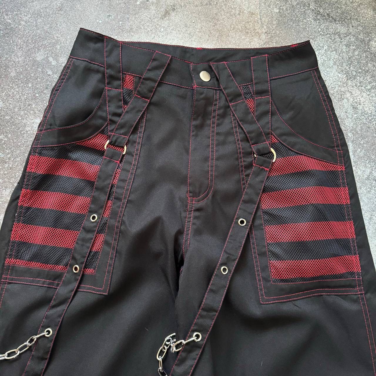 Y2K Gothic Bondage Cargo Pants (Tripp NYC vibe)