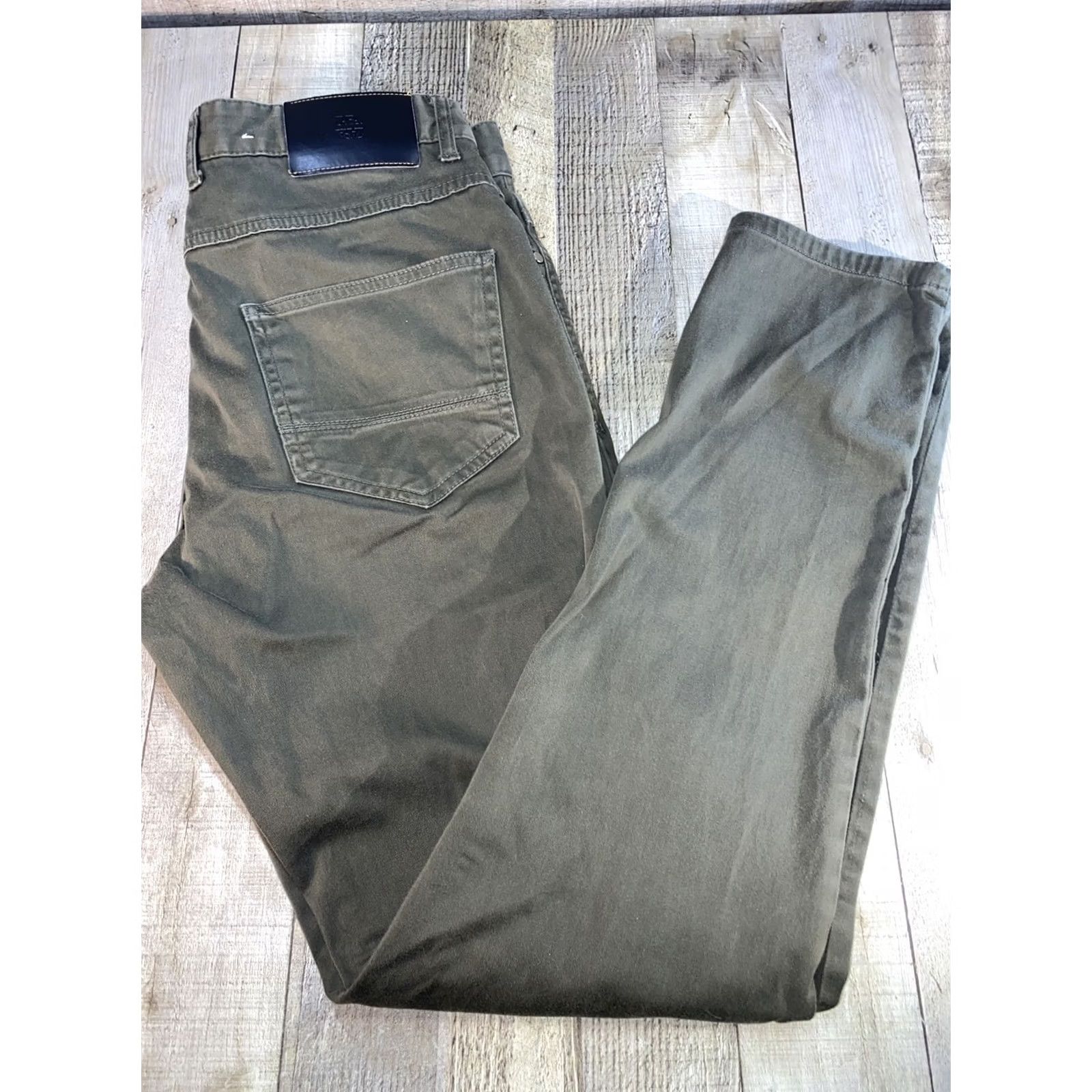 Zara Zara Jeans Skinny Men 31x32 Green Regular Inseam 32 Mens Skinny Fit Green Jeans Size US 31 - 3 Thumbnail