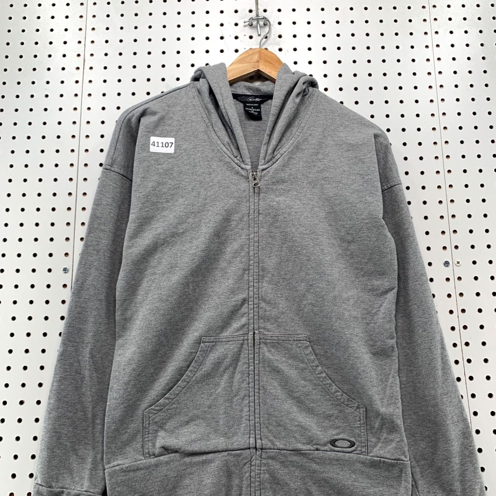 Oakley Oakley Zip Hoodie Sweatshirt Womens Small Gray Lightweight Hooded 19x25 Size S / US 4 / IT 40 - 4 Thumbnail