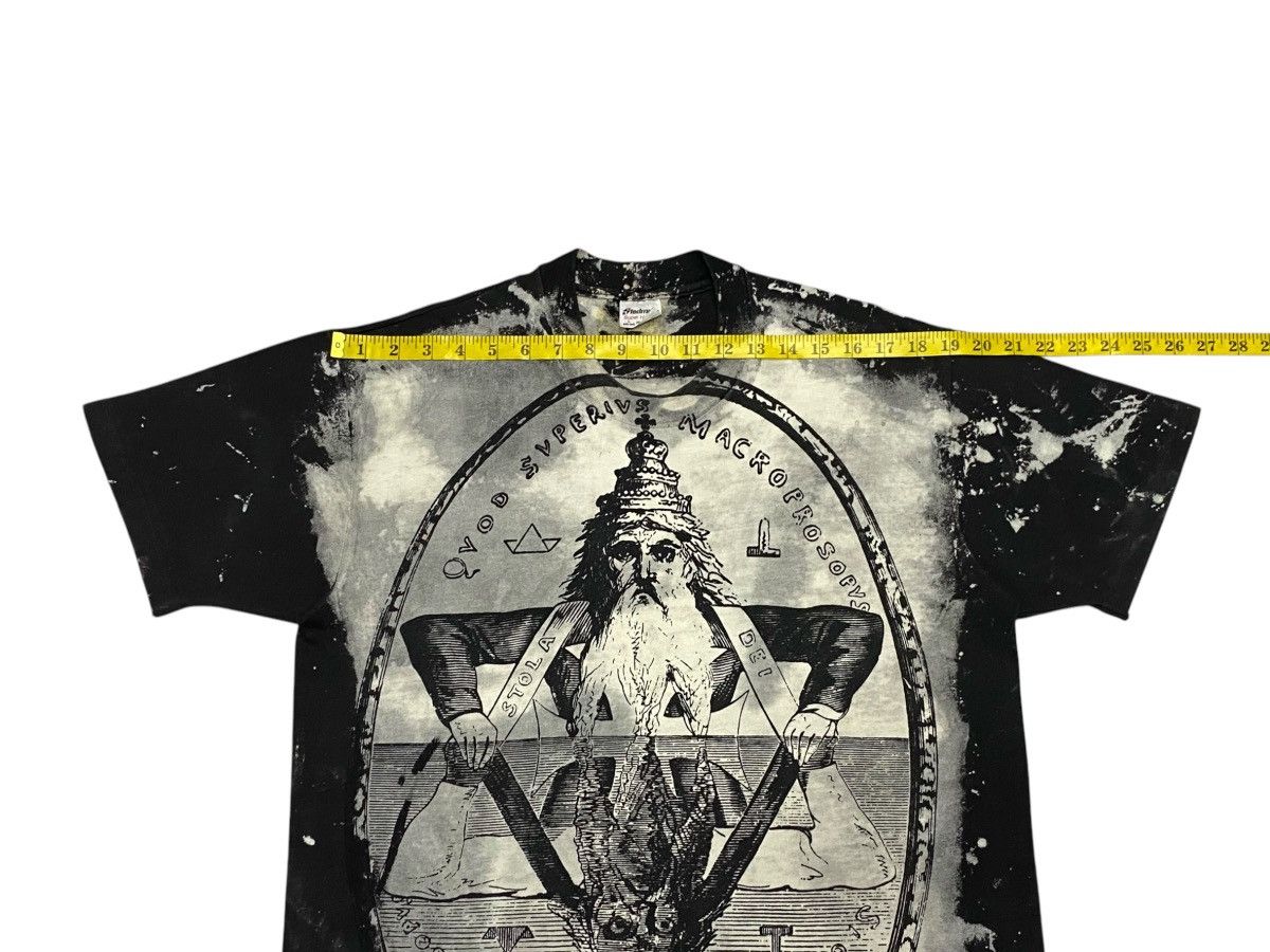 Vintage Rare🔥Vintage 90s Abstract Wizard Mosquitohead Double Sided Size US L / EU 52-54 / 3 - 14 Thumbnail