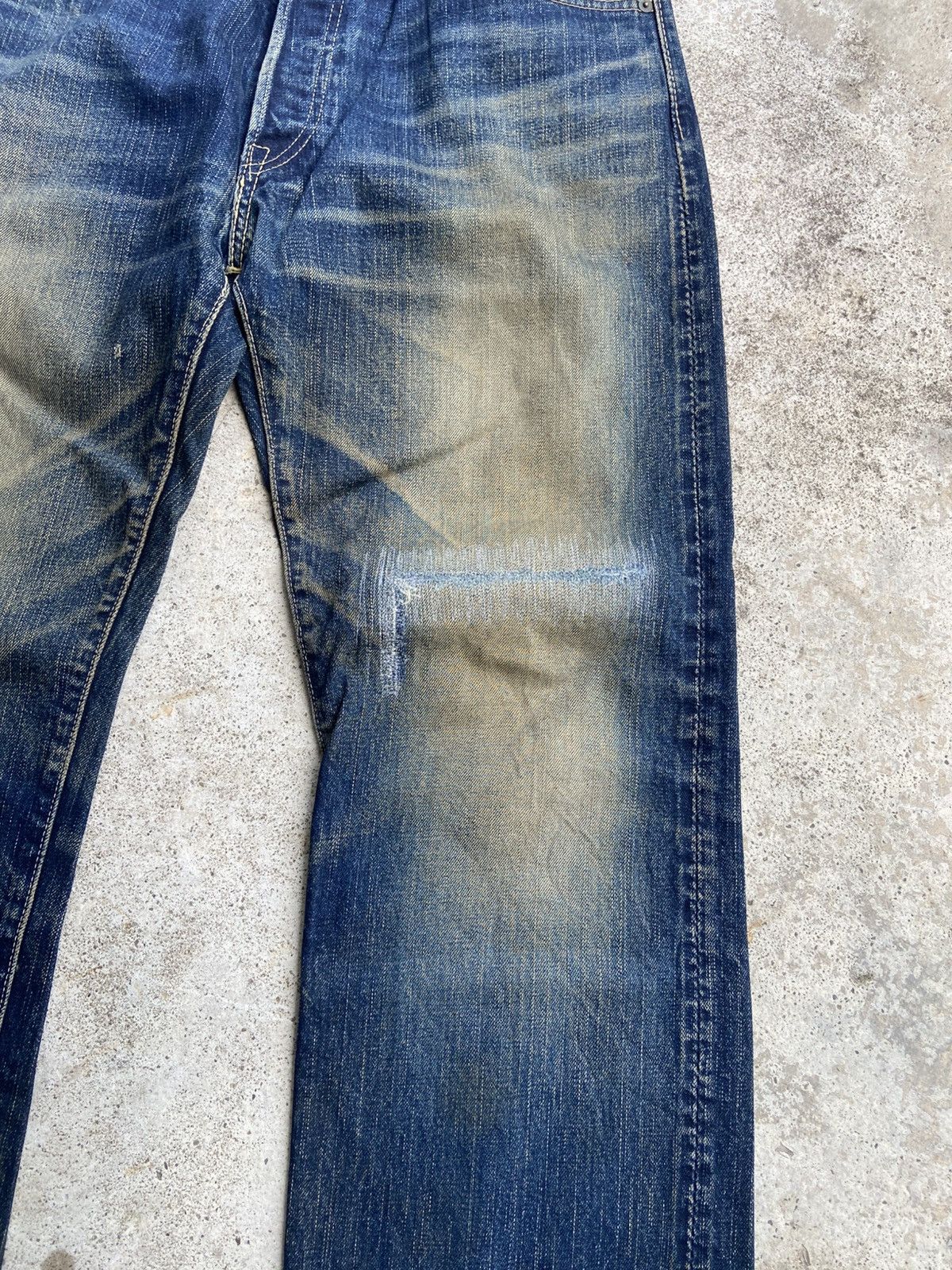 Eternal Vintage Eternal 811 Red Line Selvedge Heavy Distressed Big E Size US 36 / EU 52 - 3 Thumbnail