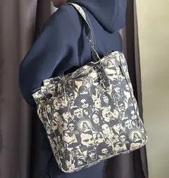 Japanese Brand Hazuki x Hatsu Leopard print lambswool tote bag Size ONE SIZE - 5 Thumbnail
