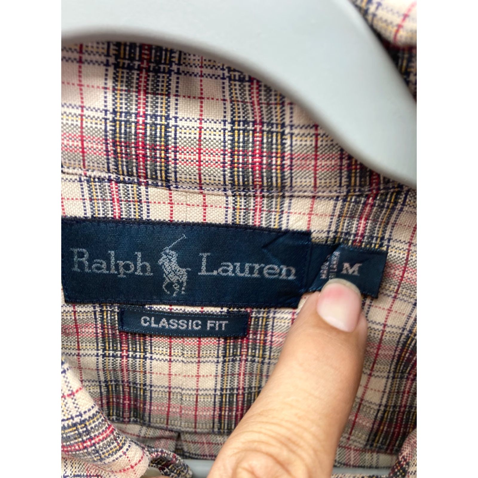 Ralph Lauren Ralph Lauren Button Down Shirt Mens Medium Multicolor Plaid Classic Fit Logo Shirt Size US M / EU 48-50 / 2 - 7 Thumbnail
