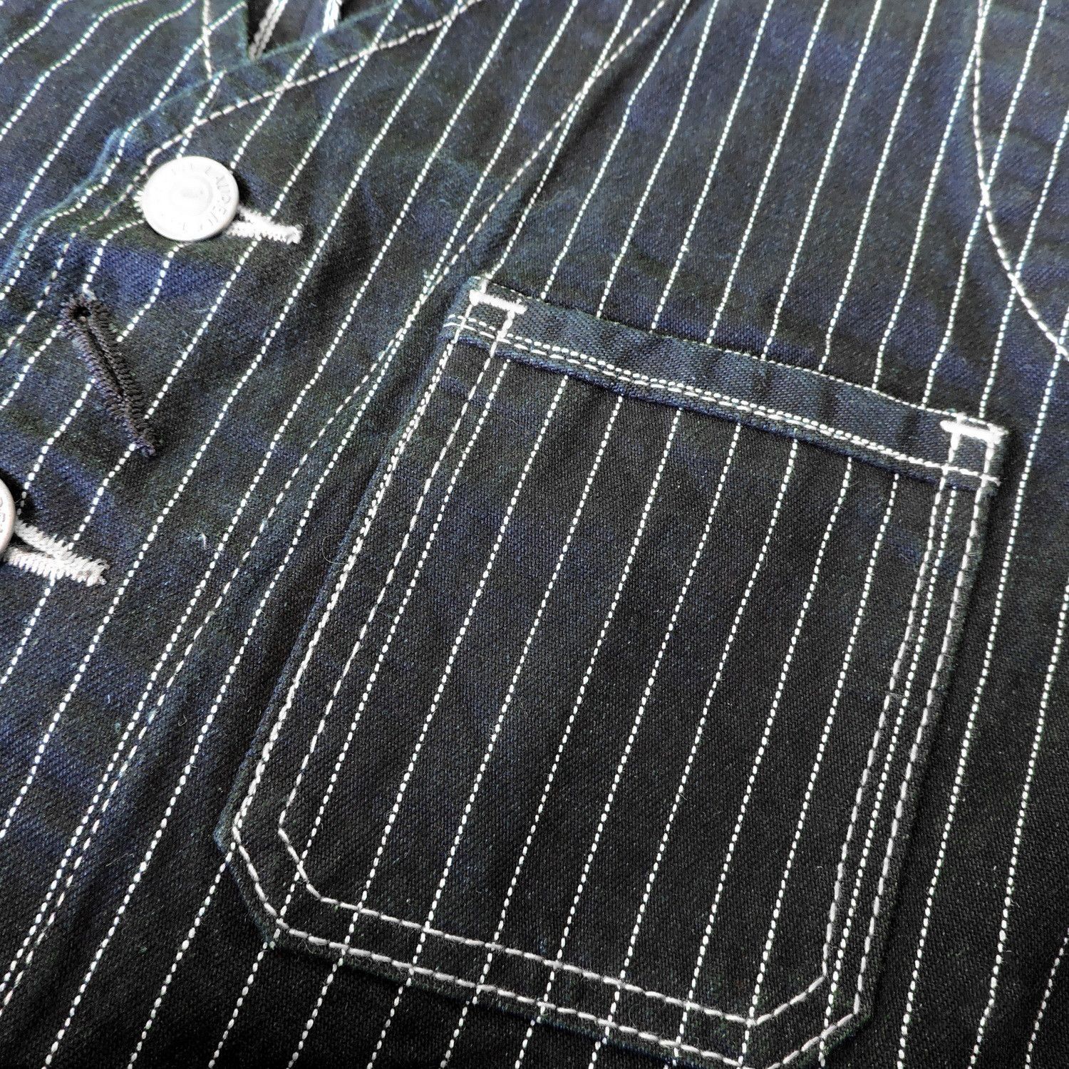 RRL Ralph Lauren RRL RALPH LAUREN STRIPES HICKORY INDIGO WABASH VEST Size US S / EU 44-46 / 1 - 6 Thumbnail