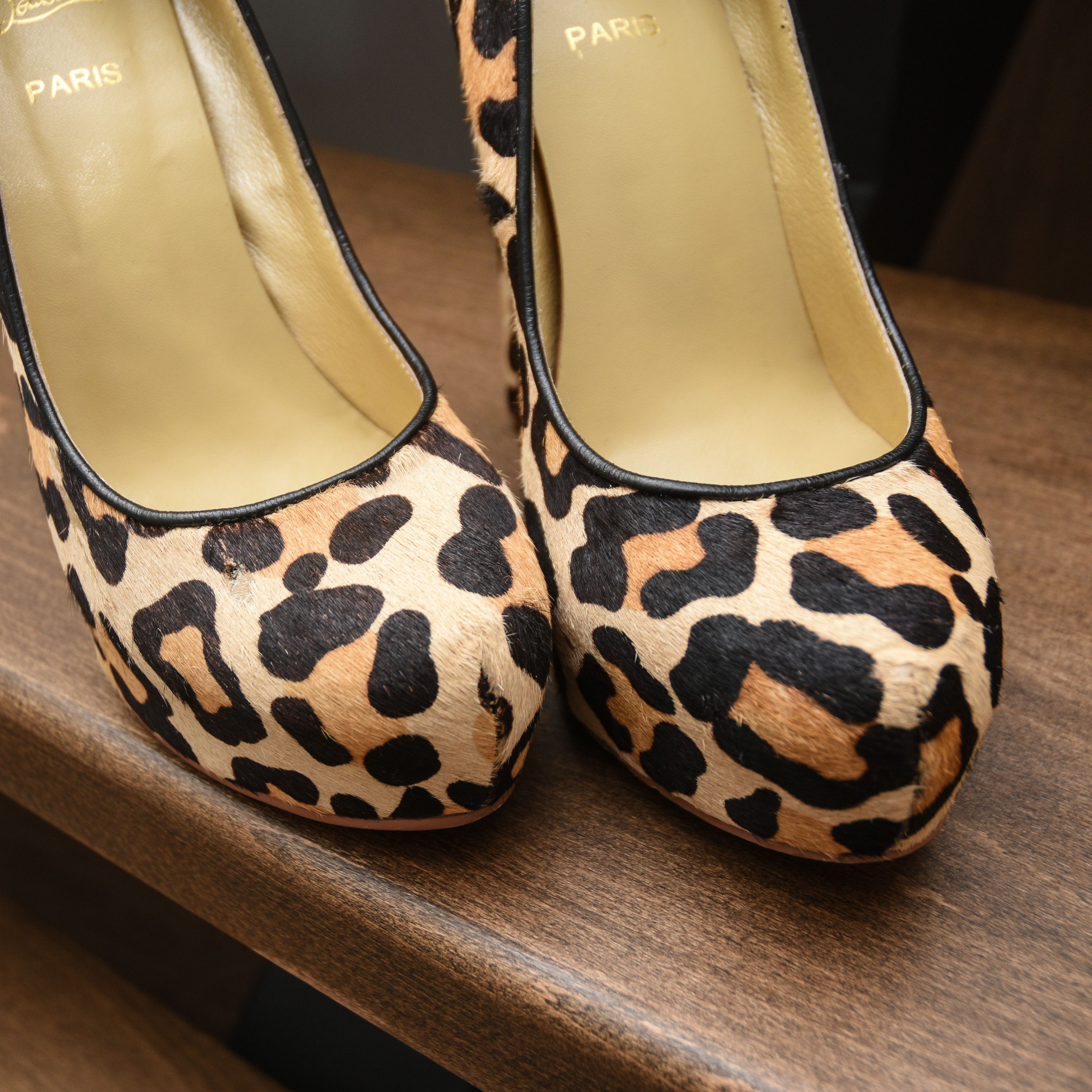 Christian Louboutin Christian Louboutin Leopard Calf Hair Platform Pumps Heels Size US 9 / IT 39 - 8 Thumbnail