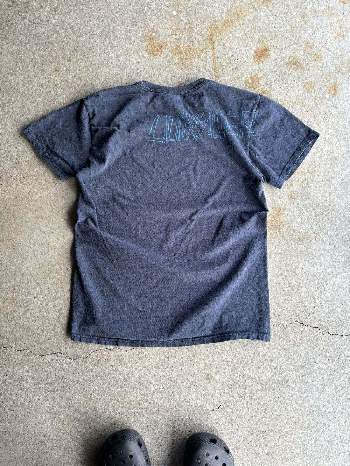Quiksilver Vintage Y2K Quiksilver Boxy Navy Blue Surf Skate Tee Size US M / EU 48-50 / 2 - 2 Thumbnail