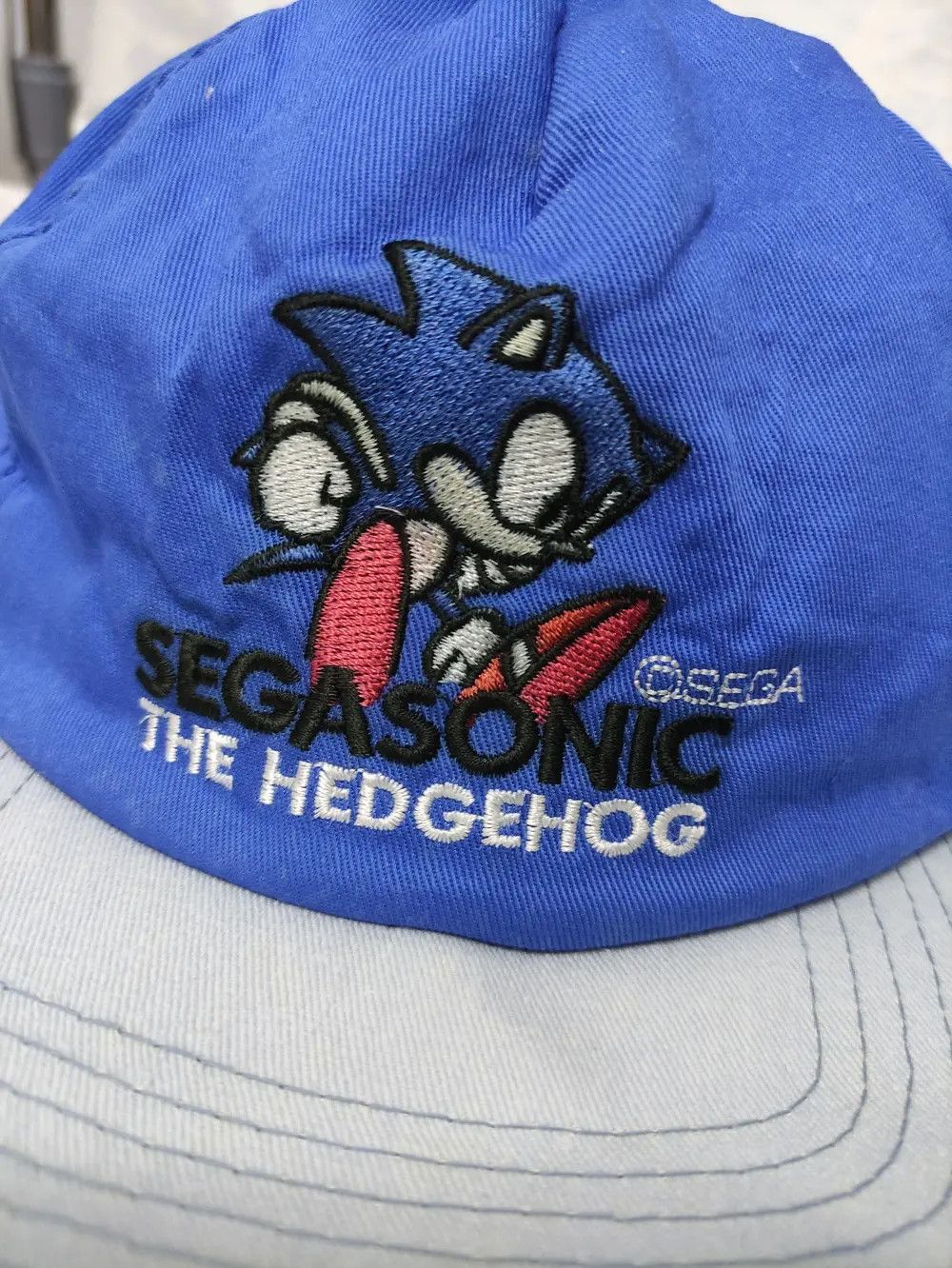 Japanese Brand SEGA SONIC THE HEDGEHOG 1994 VINTAGE CAP Size ONE SIZE - 4 Thumbnail
