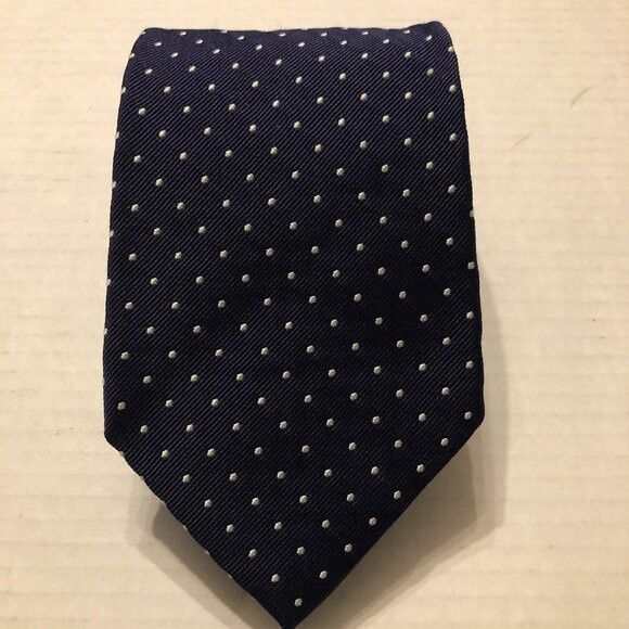 Polo Ralph Lauren polo Ralph Lauren men's new navy silk tie 3 3/4" X 58" Size ONE SIZE - 1 Thumbnail