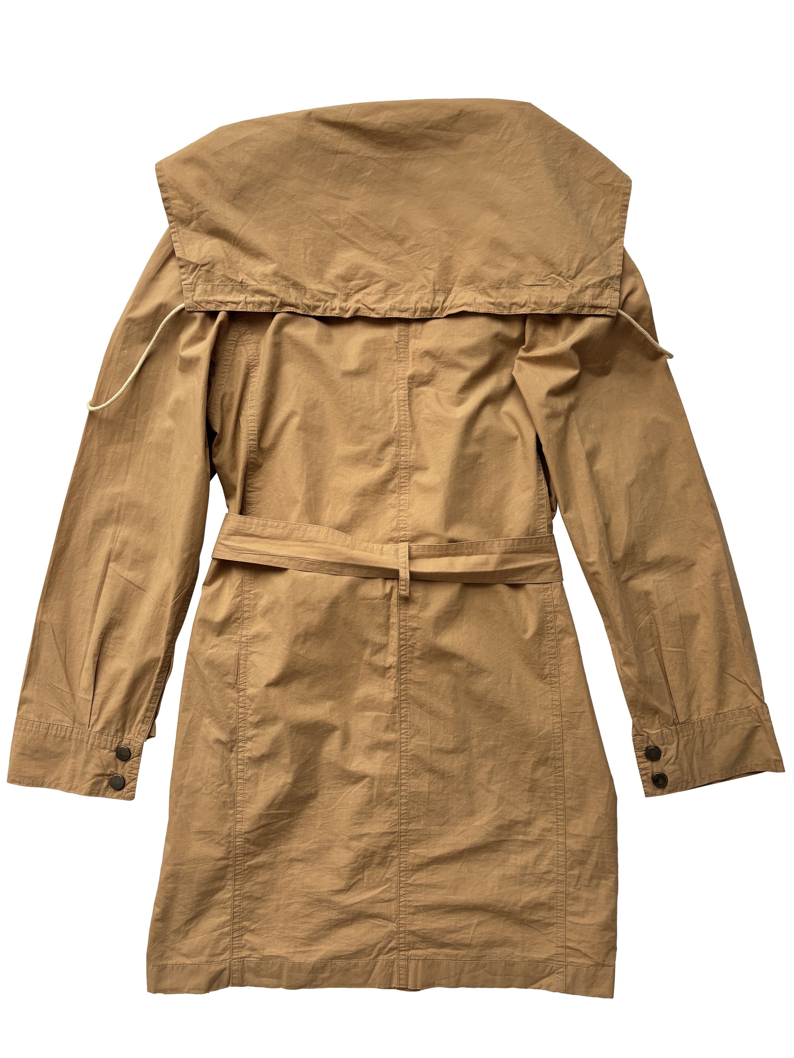 Hussein Chalayan ⚡️QUICK SALE⚡️Hussein Chalayan Beige Belted Cotton Coat Size M / US 6-8 / IT 42-44 - 5 Thumbnail