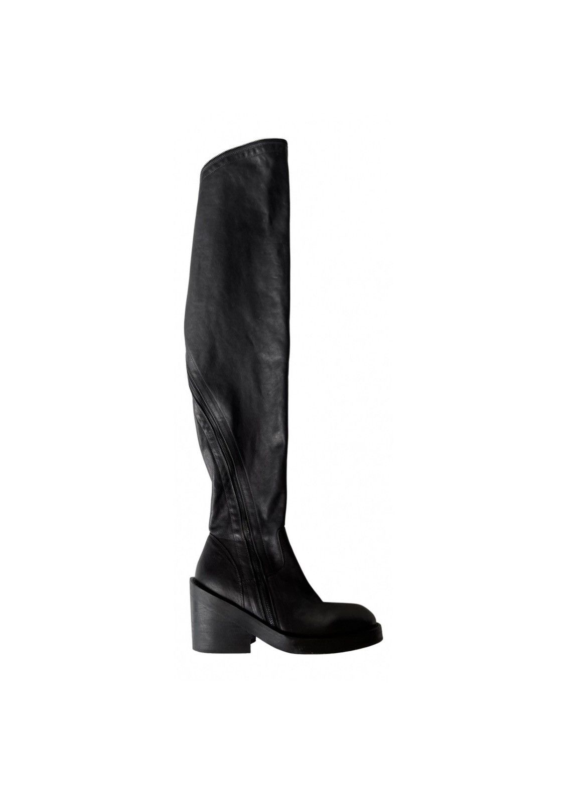 Ann Demeulemeester Ann Demeulemeester Thigh High Boots Size US 7 / IT 37 - 1 Thumbnail