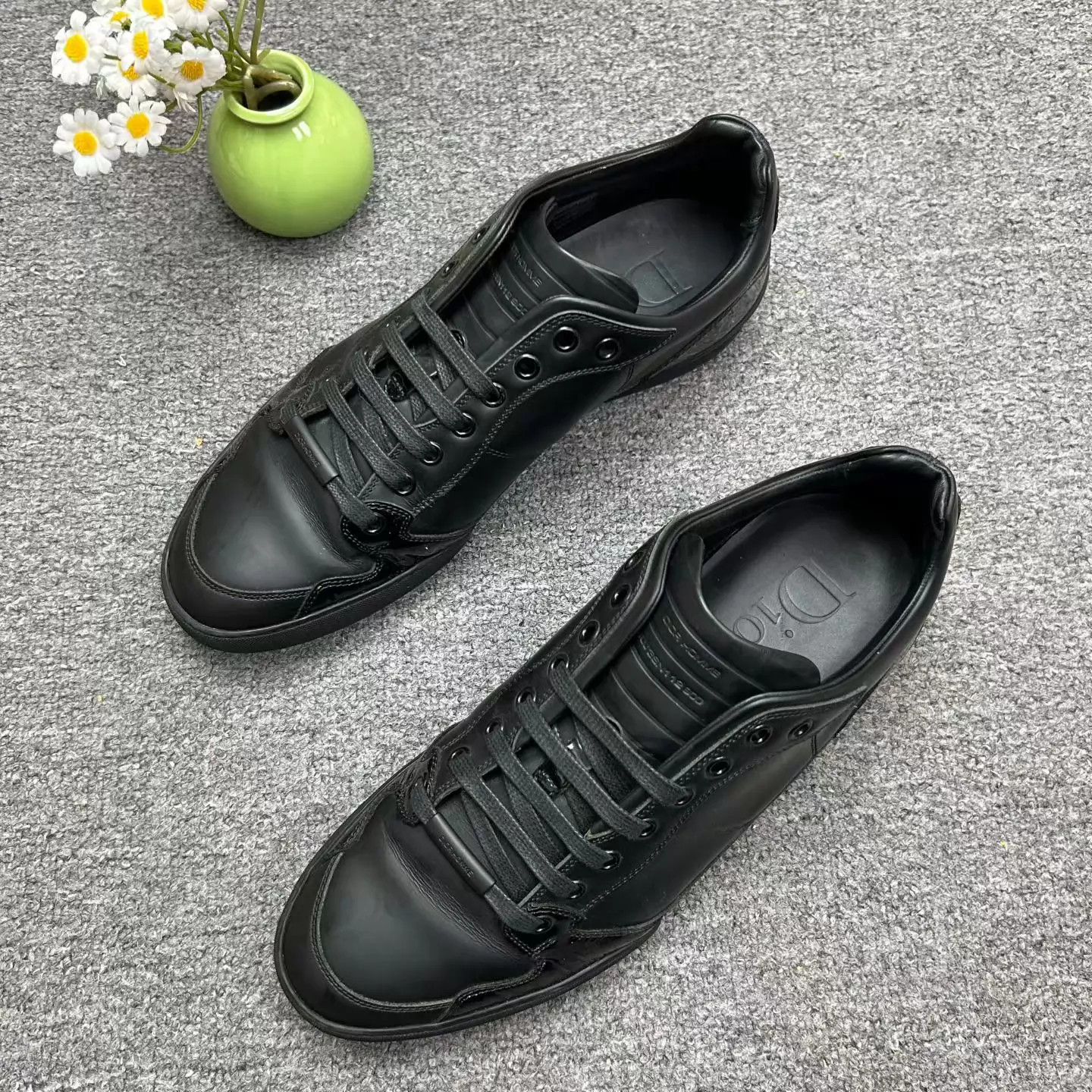 Dior Dior Black Low-Top Sneakers 41 Worn Once Size US 8 / EU 41 - 1 Thumbnail