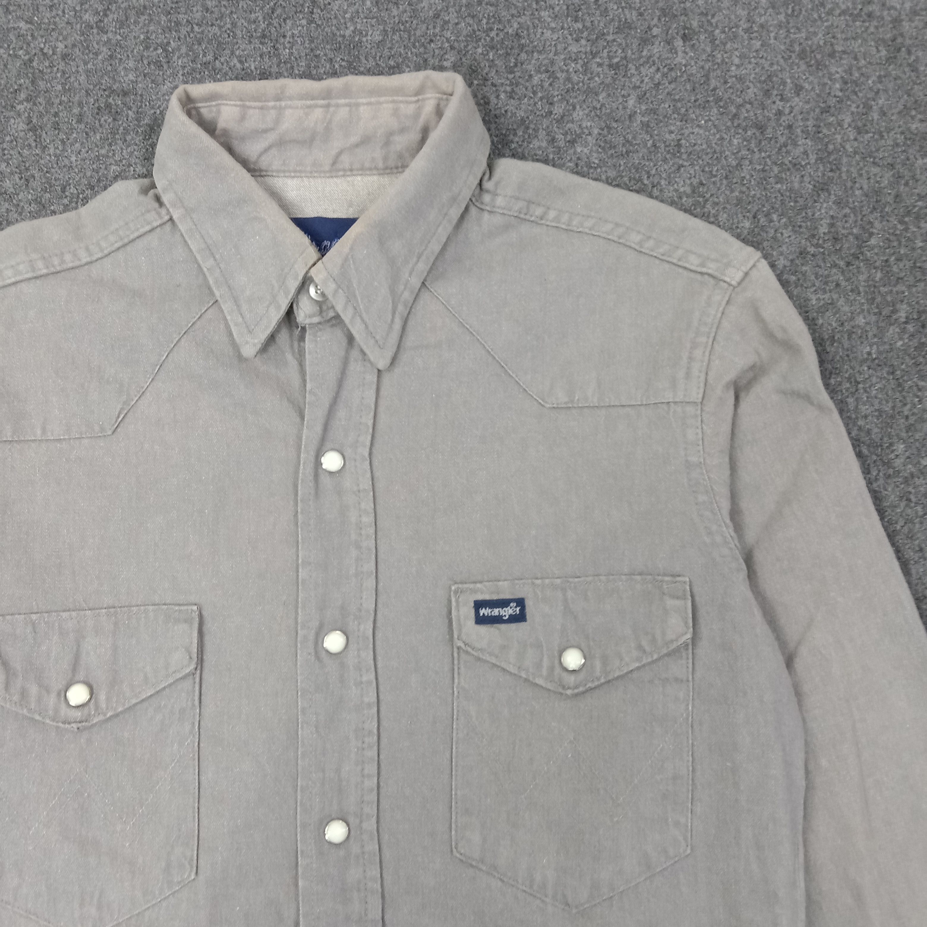 Wrangler Wrangler American Style Work Shirt C249N67 Size US M / EU 48-50 / 2 - 2 Thumbnail