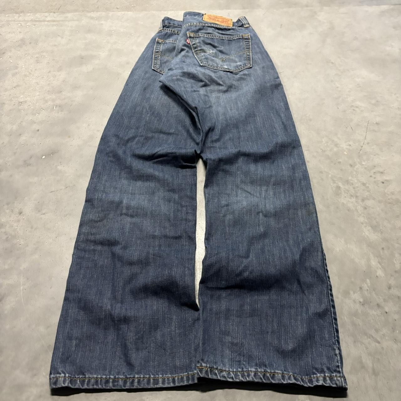 Levi's × Vintage Crazy Vintage Y2K/2000s Grunge Dark Wash Levis Denim Jeans! Size US 30 / EU 46 - 4 Thumbnail