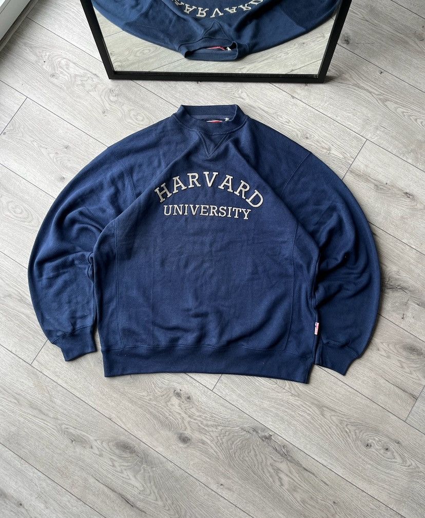Nutmeg × Vintage Vintage NWT Nutmeg Mills Harvard Sample Boxy Sweatshirt L Size US L / EU 52-54 / 3 - 1 Thumbnail