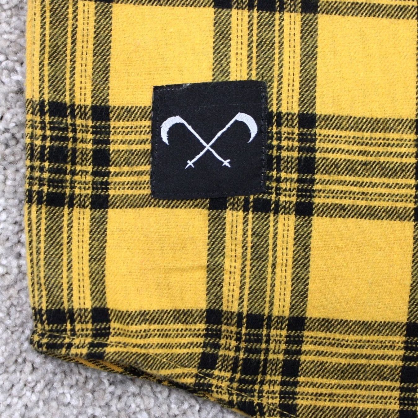 Vintage Saint Morta Flannel Shirt Mens XL Yellow/Black Plaid Shirt Long Sleeve Button-Up Casual Workwear 90s Retro Vintage Size US XL / EU 56 / 4 - 5 Thumbnail
