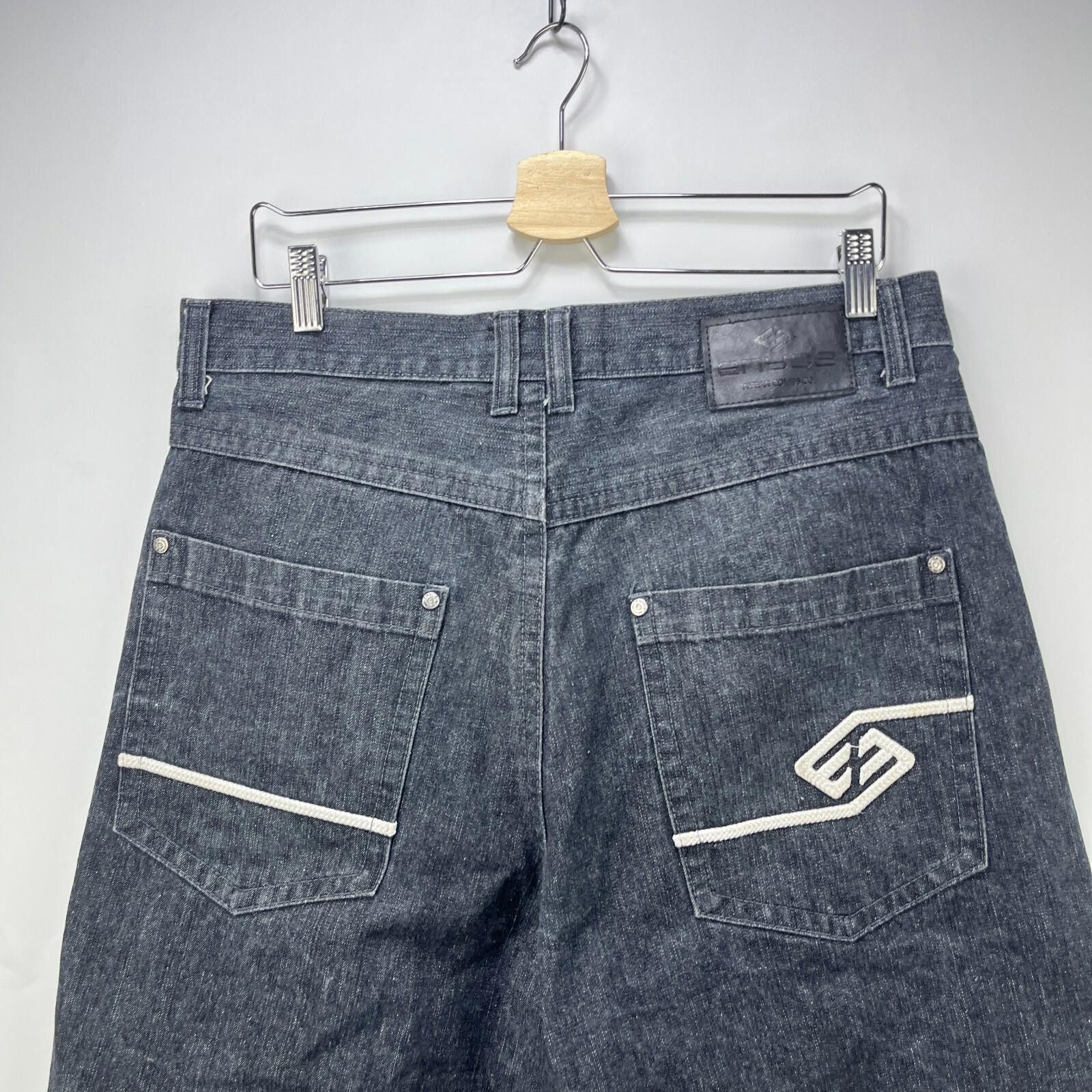 Enyce Vintage Y2K ENYCE Sean John Jorts Denim Shorts 36 Baggy Size US 36 / EU 52 - 2 Thumbnail