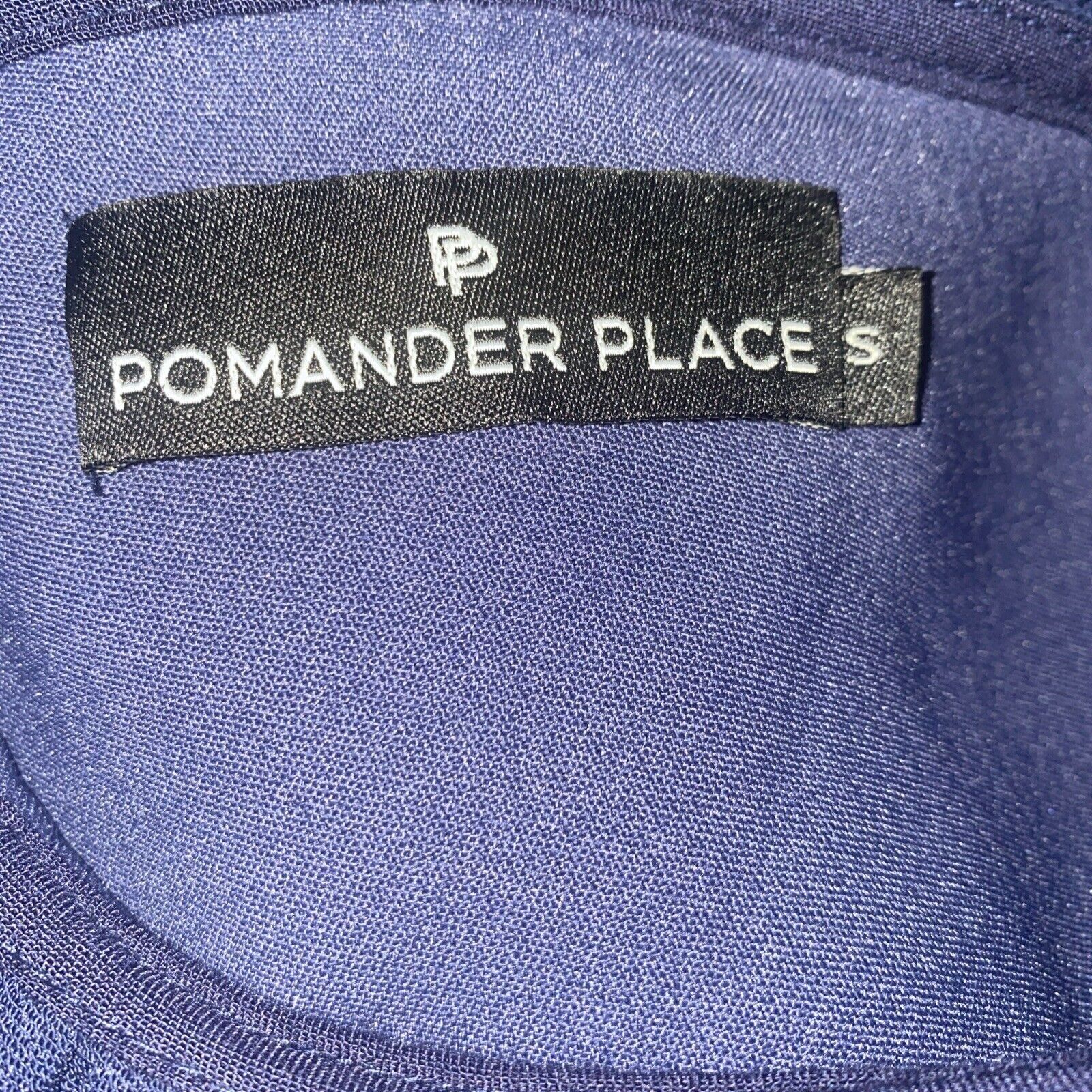 Other Pomander Place Blue Sleeveless Ruffle Collar Tie Bow Top S Size S / US 4 / IT 40 - 5 Thumbnail