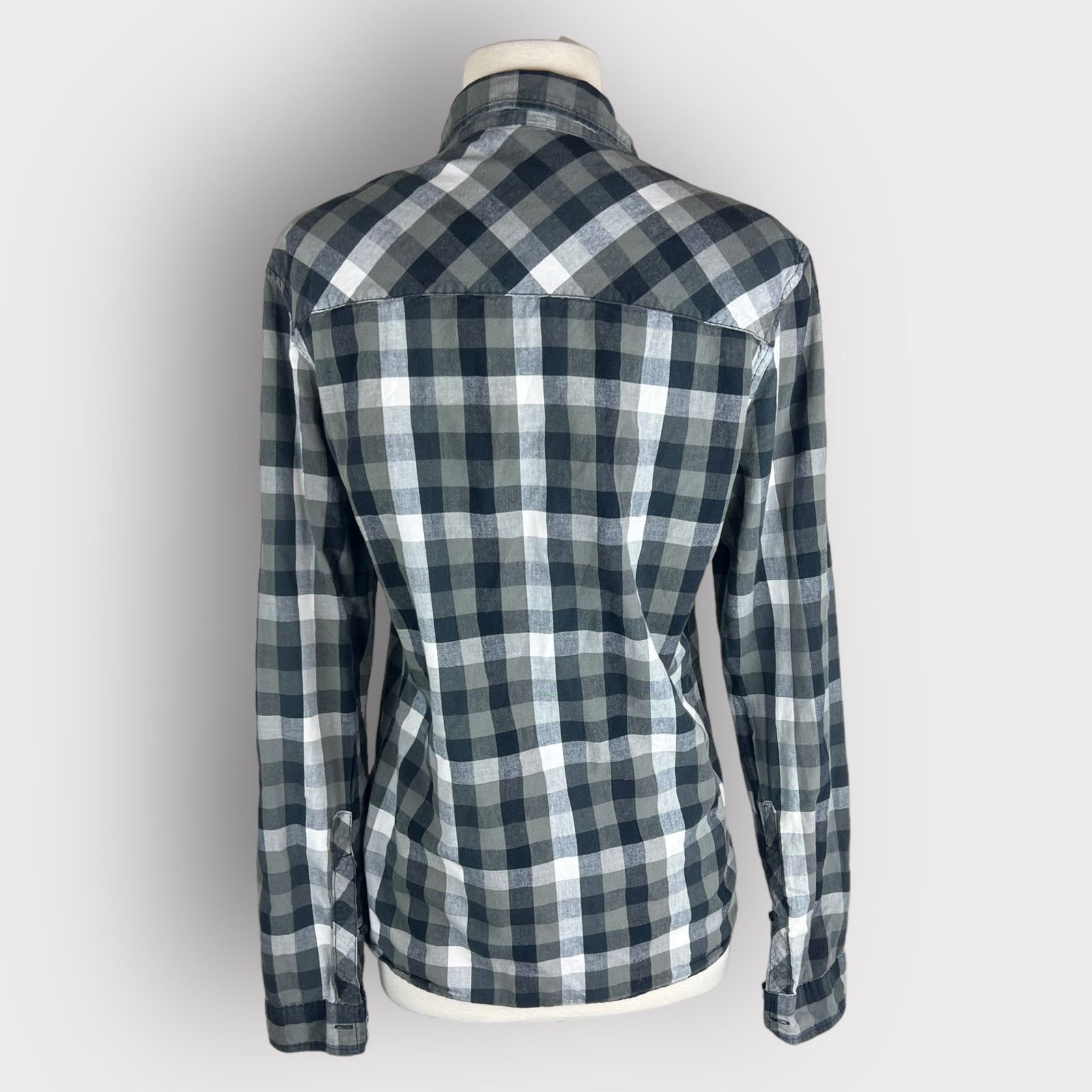 H&M DIVIDED by H&M | Men's Plaid Button Down Shirt Casual Cool Size US S / EU 44-46 / 1 - 3 Thumbnail