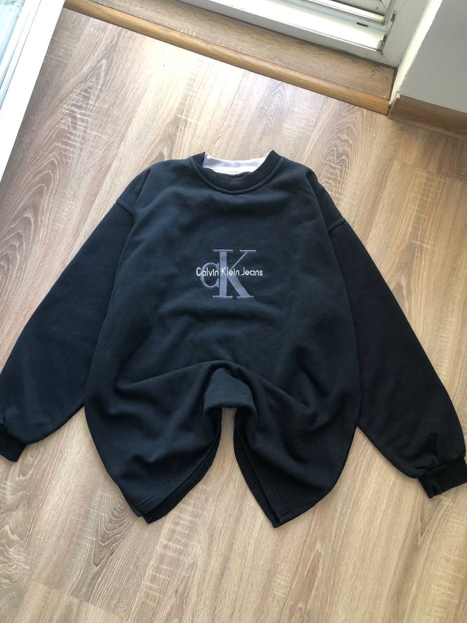 Calvin Klein Vintage Big Logo Crewneck Sweatshirt 90s