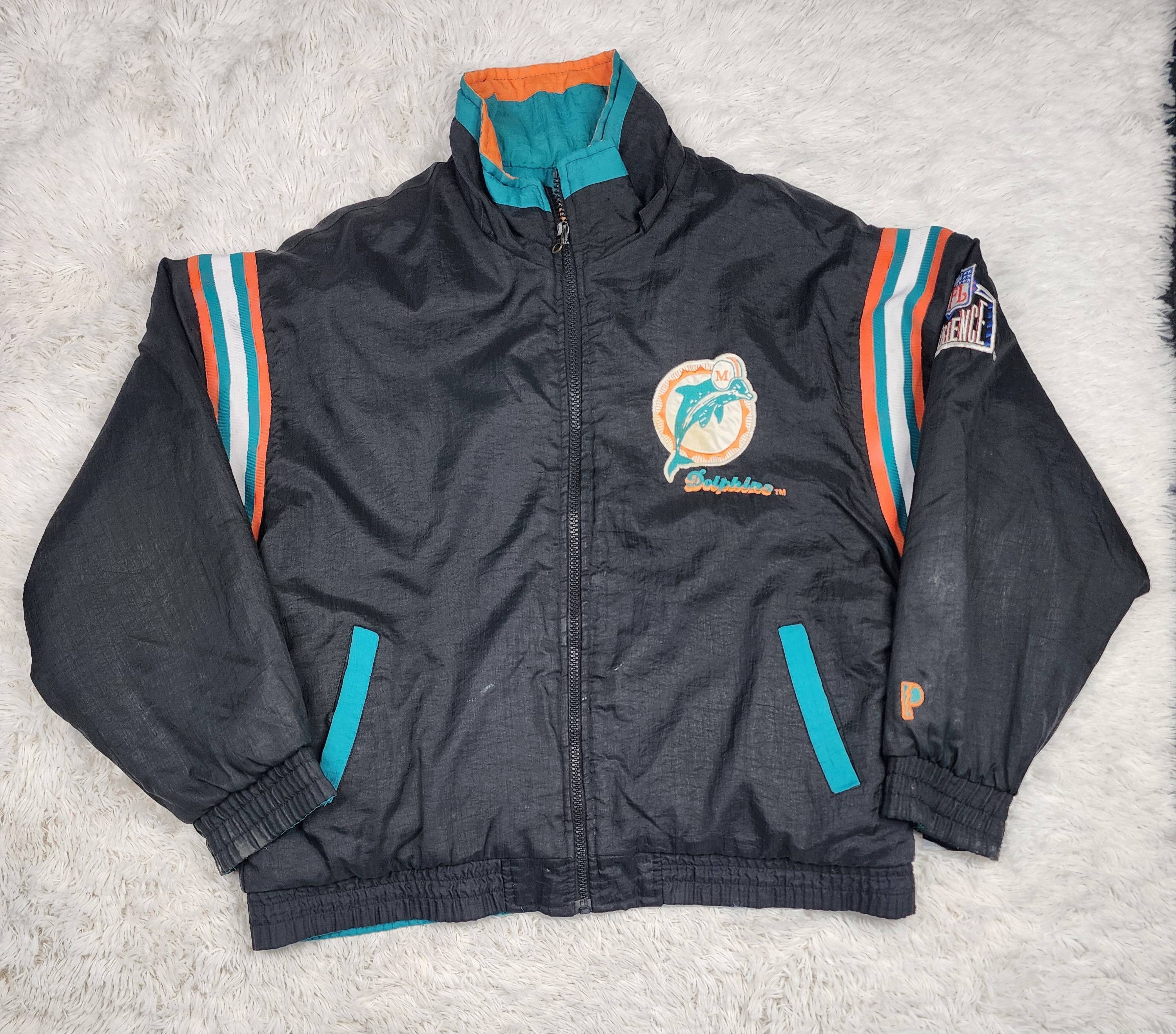 NFL Vintage Pro Player NFL Miami Dolphins reversible jacket Size US L / EU 52-54 / 3 - 6 Thumbnail