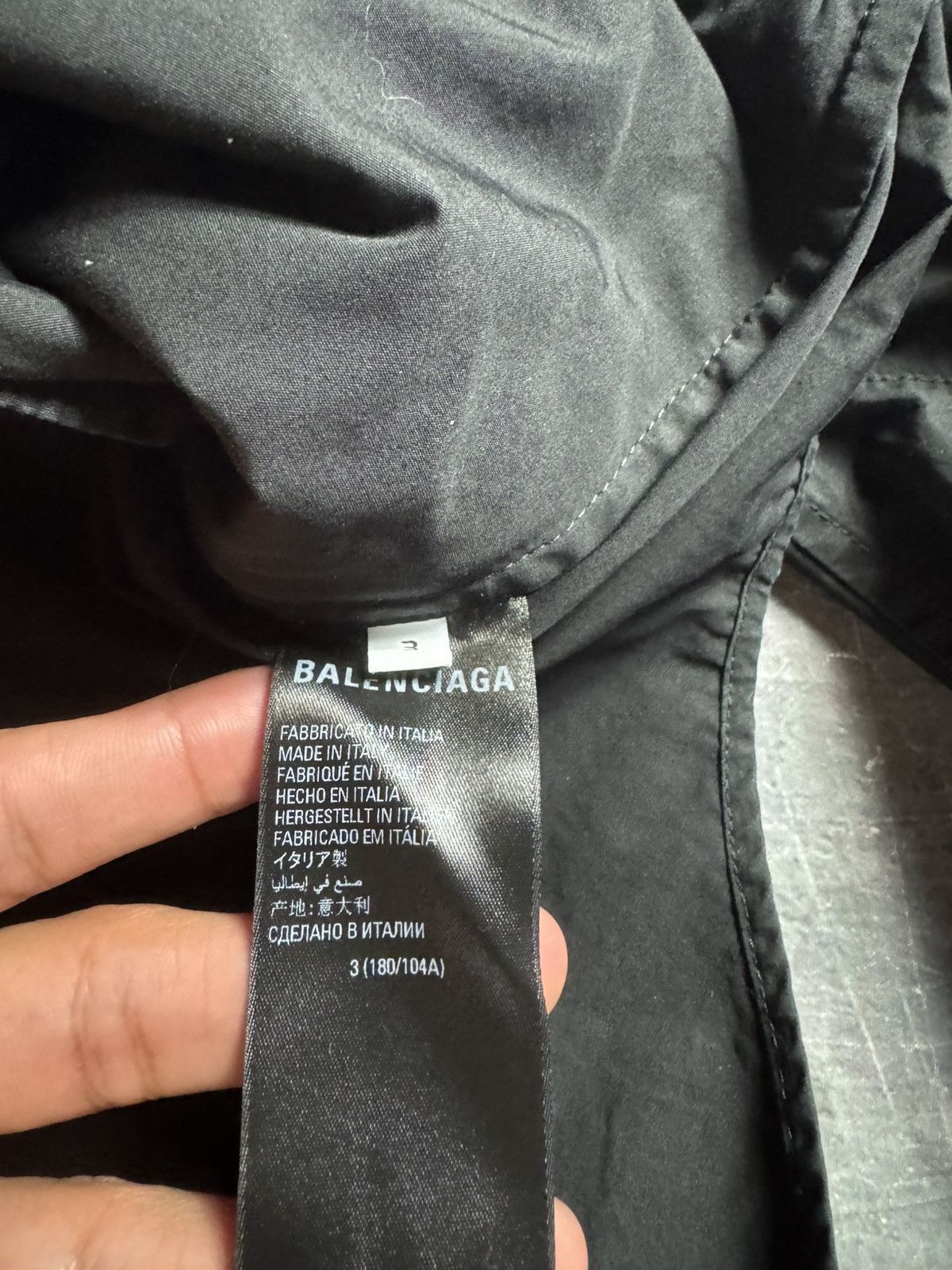 Balenciaga Balenciaga 3B Logo Track Suit Jacket in Black Size US L / EU 52-54 / 3 - 7 Thumbnail