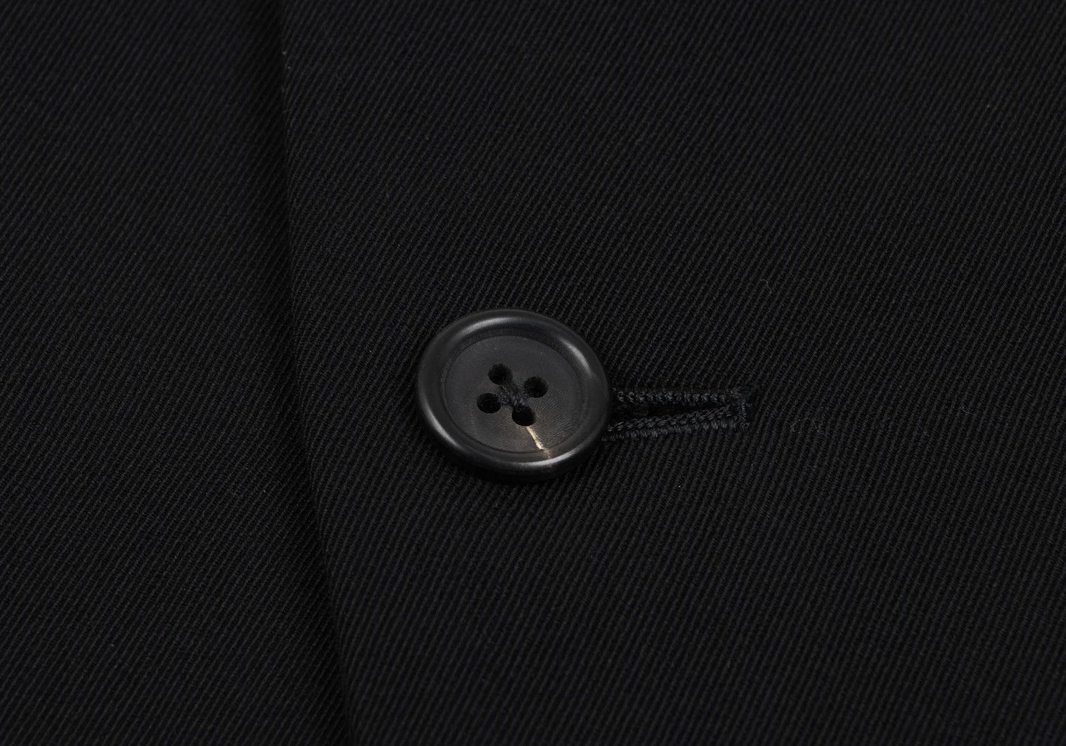 Yohji Yamamoto Yohji Yamamoto Wool Gabardine Jacket Black M Size US M / EU 48-50 / 2 - 9 Thumbnail