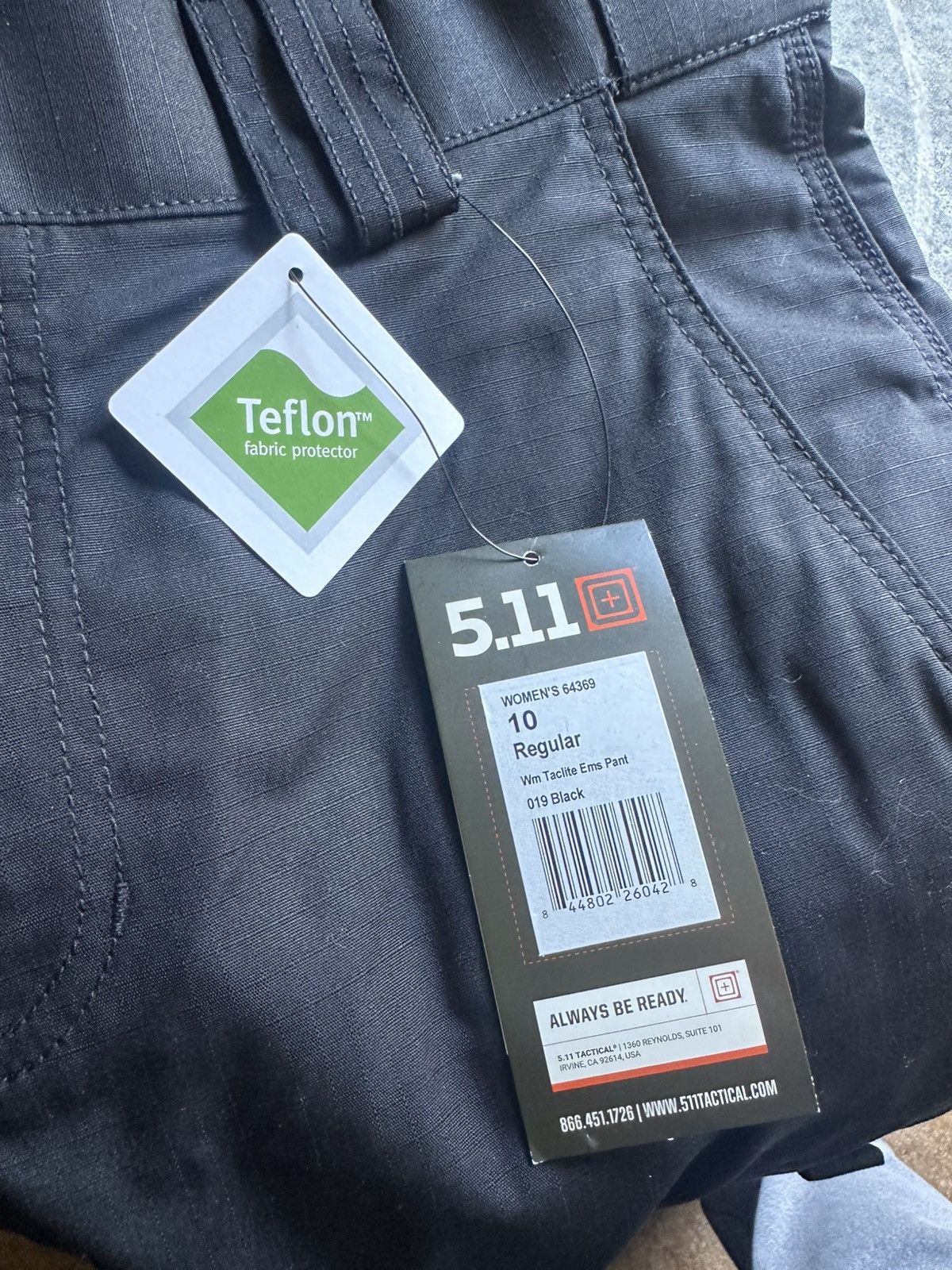 5.11 New 5.11 Women’s TacLite Ems Pants Black 10 Relaxed Fit Size 32" / US 10 / IT 46 - 4 Thumbnail