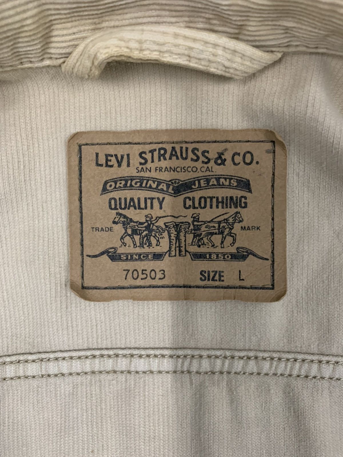 Vintage Vintage Levis Big E denim jacket Size US M / EU 48-50 / 2 - 12 Thumbnail
