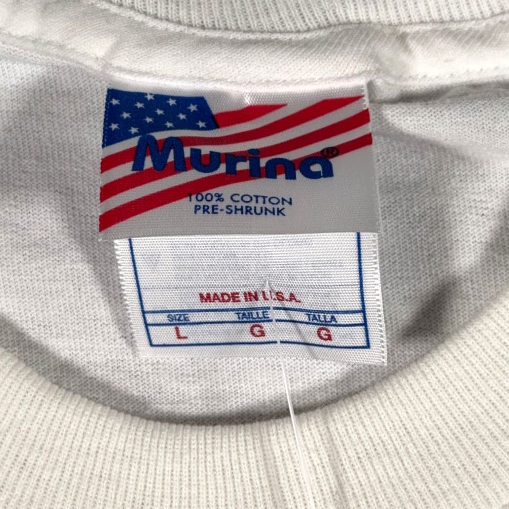 Vintage VINTAGE Murina FDNY Shirt Adult LARGE White Fire Department Flag 911 USA Deadstock Y2K Shirt Size US L / EU 52-54 / 3 - 6 Thumbnail
