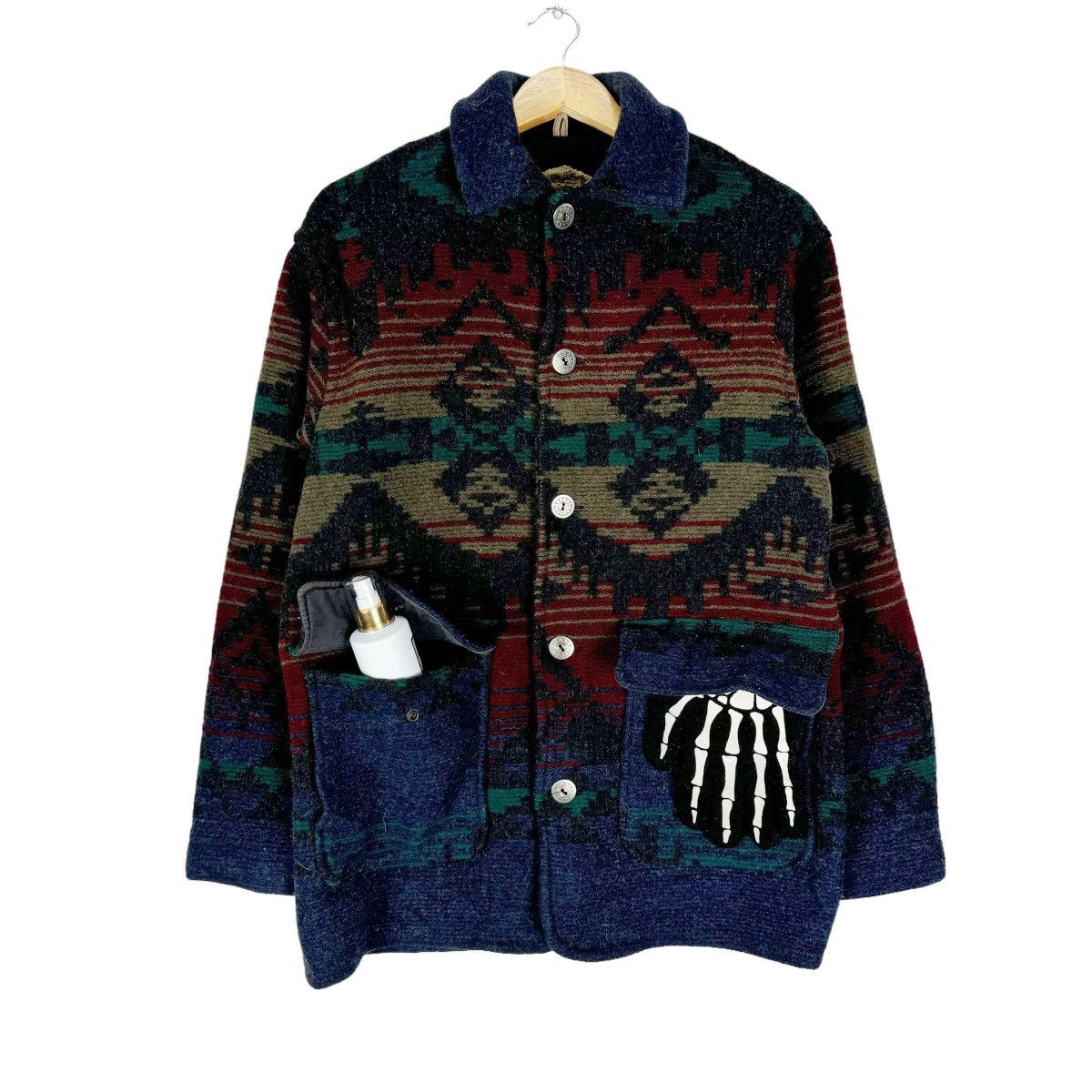 Vintage × Woolrich Woolen Mills ⚡️WOOLRICH USA NATIVE WOOL BUTTON JACKET Size US S / EU 44-46 / 1 - 1 Thumbnail
