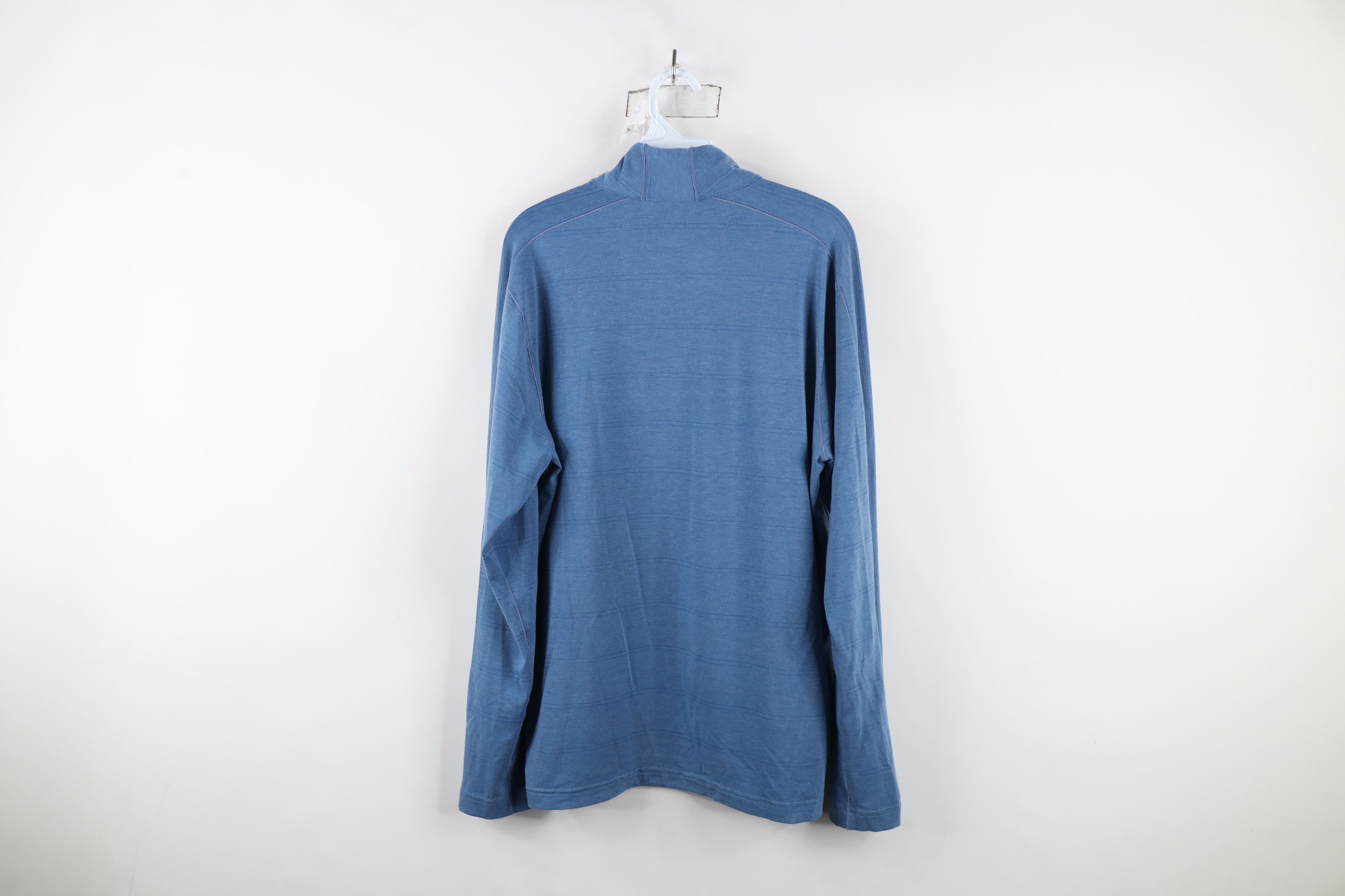 Prana × Vintage prAna Breathe Knit Half Zip Pullover Jacket Shirt Top Blue Size US M / EU 48-50 / 2 - 8 Thumbnail