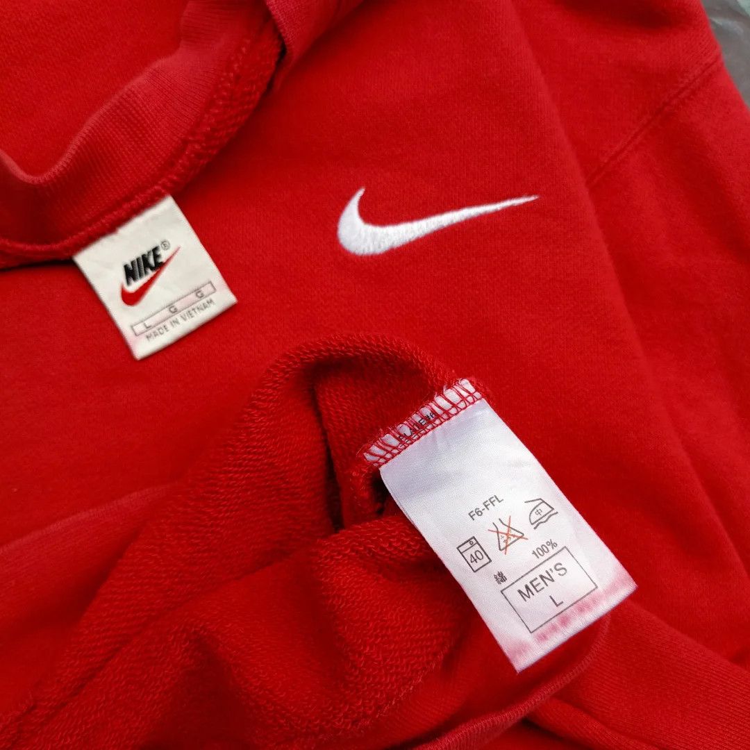 Nike Vintage 90s Nike small swoosh Sweatshirts Size US L / EU 52-54 / 3 - 4 Thumbnail