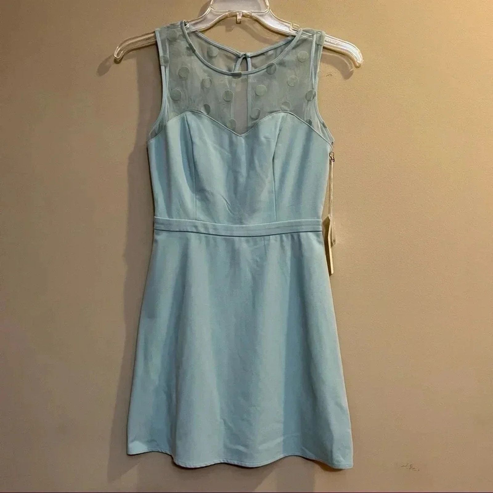 Lauren Conrad LC Lauren Conrad Flocked Tulle Sweetheart Dress Sz 4 NWT Size S / US 4 / IT 40 - 1 Thumbnail