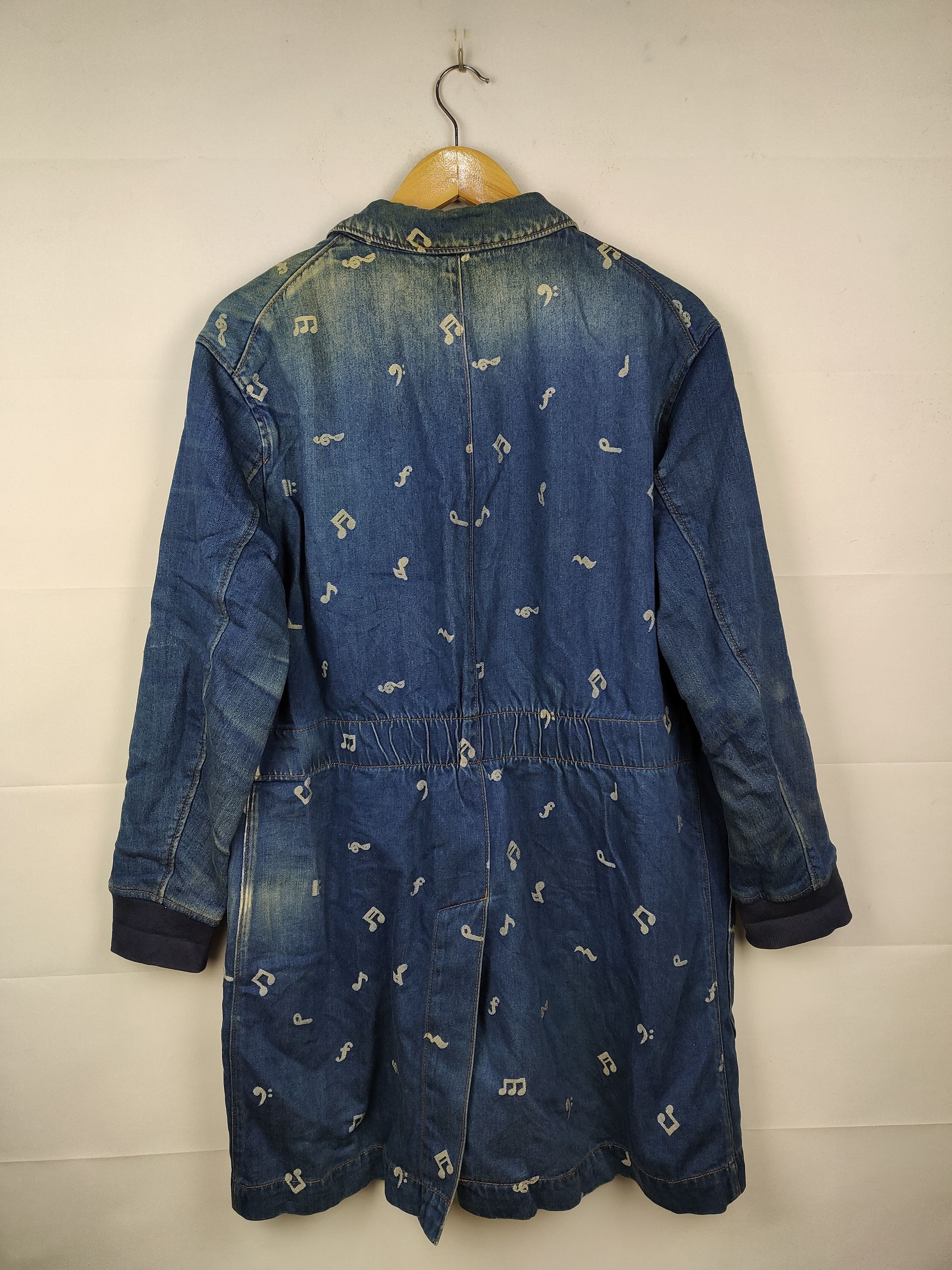 Frapbois Frapbois Sunfaded Denim long Jacket Size US L / EU 52-54 / 3 - 6 Thumbnail