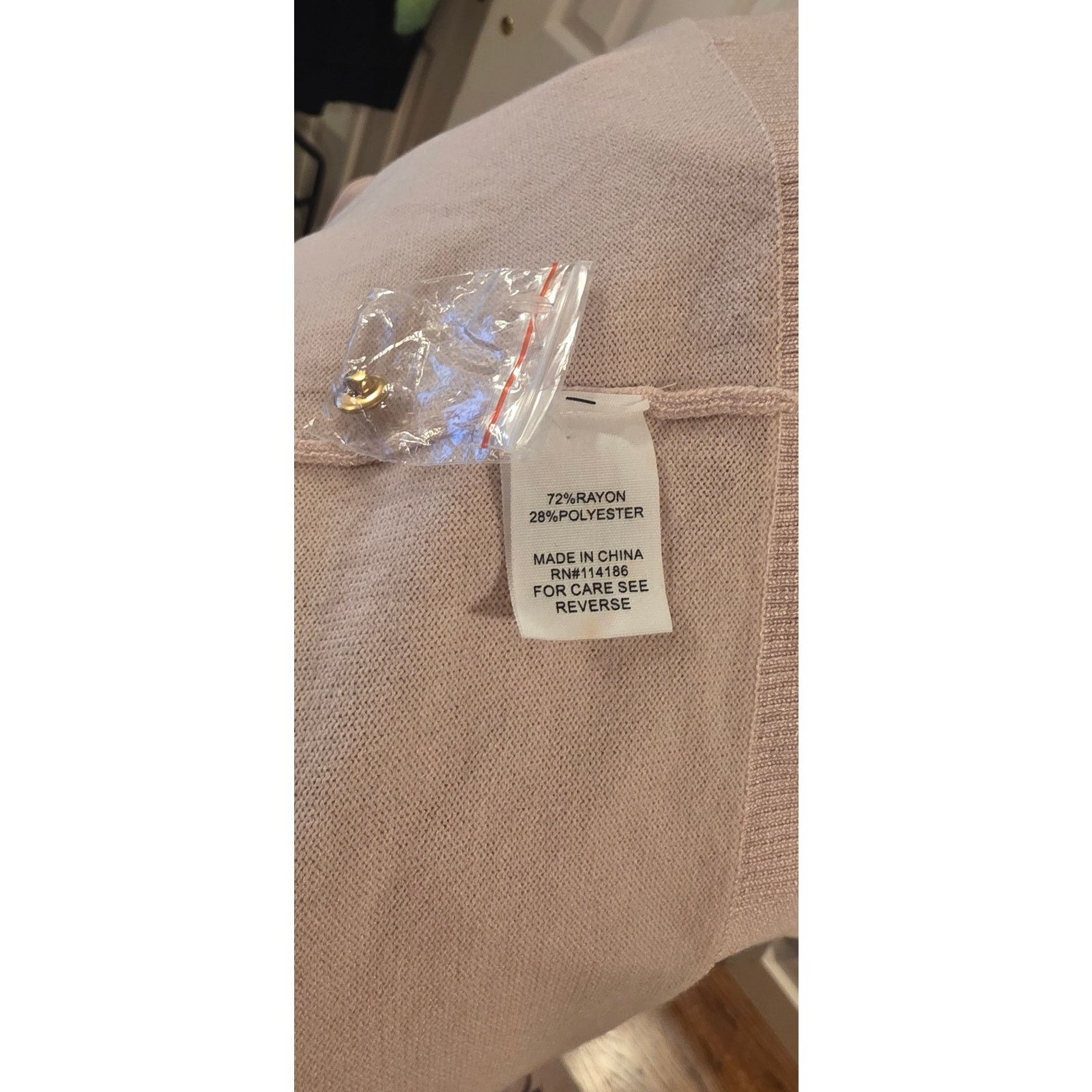 Other 89th & Madison Blush Pink Open Cardigan Size 1x NWOT Size XL / US 12-14 / IT 48-50 - 5 Thumbnail