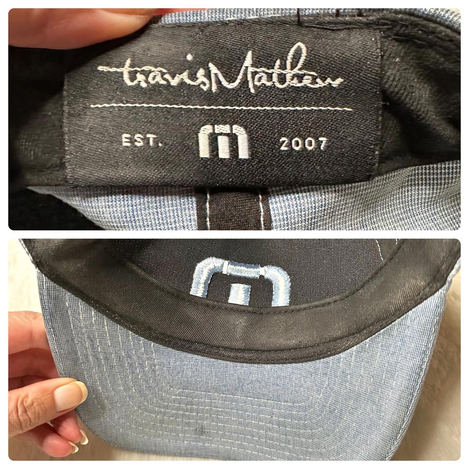 TravisMathew Travis Mathew Men's Blue Golf Hat Adjustable Snapback Cap Size ONE SIZE - 8 Thumbnail