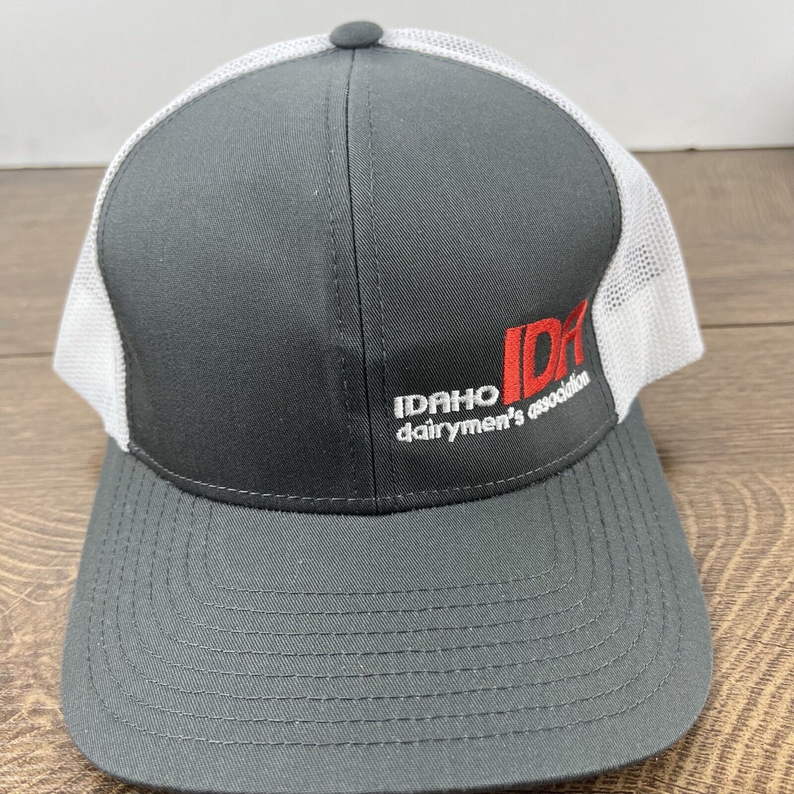 Other Idaho Dairymens Hat IDA Snapback Hat Gray Adjustable Hat Adu Size ONE SIZE - 3 Thumbnail