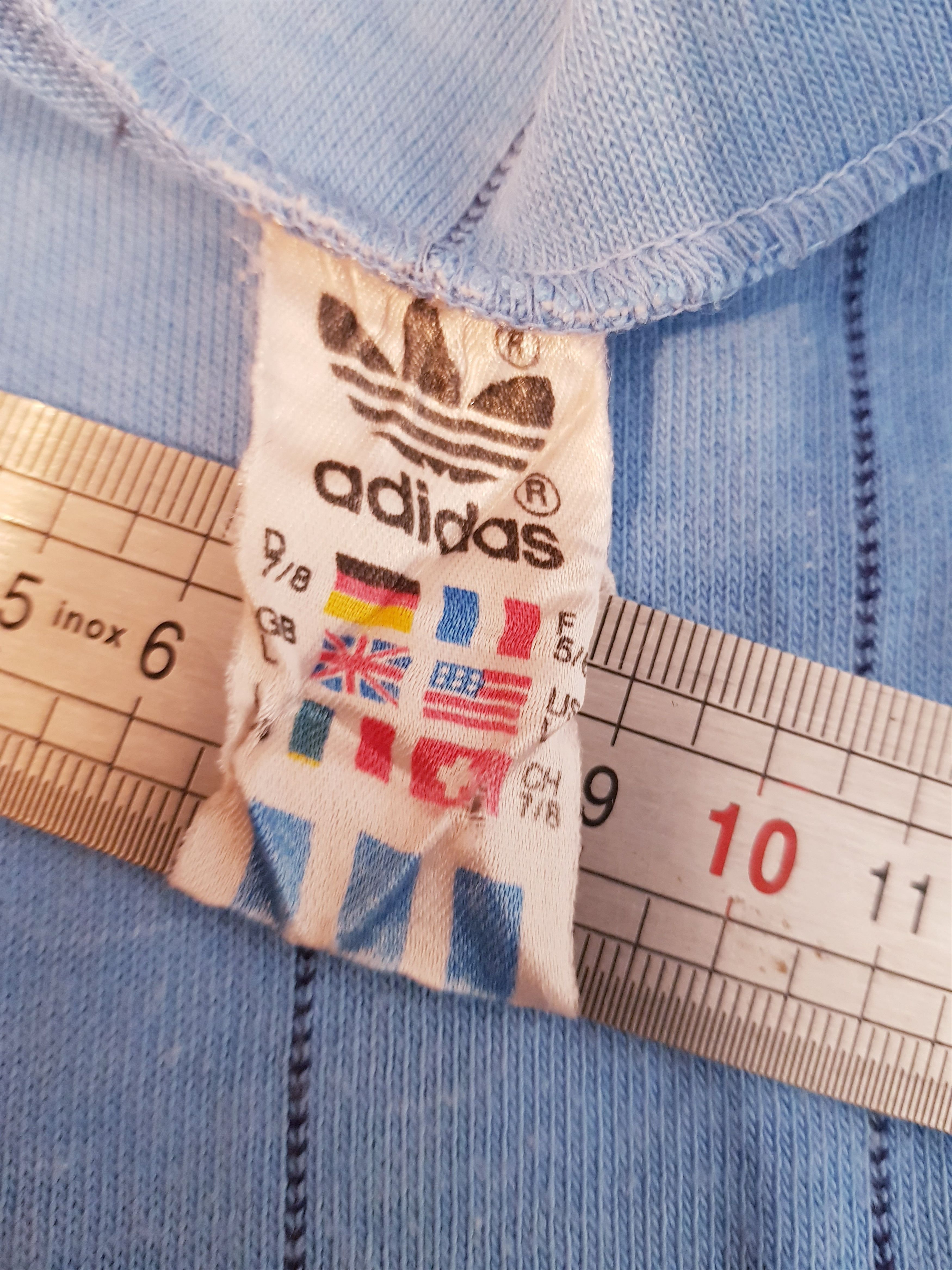 Adidas Adidas Trefoil 80s Match Worn West Germany Football Shirt #1 Size US L / EU 52-54 / 3 - 9 Thumbnail