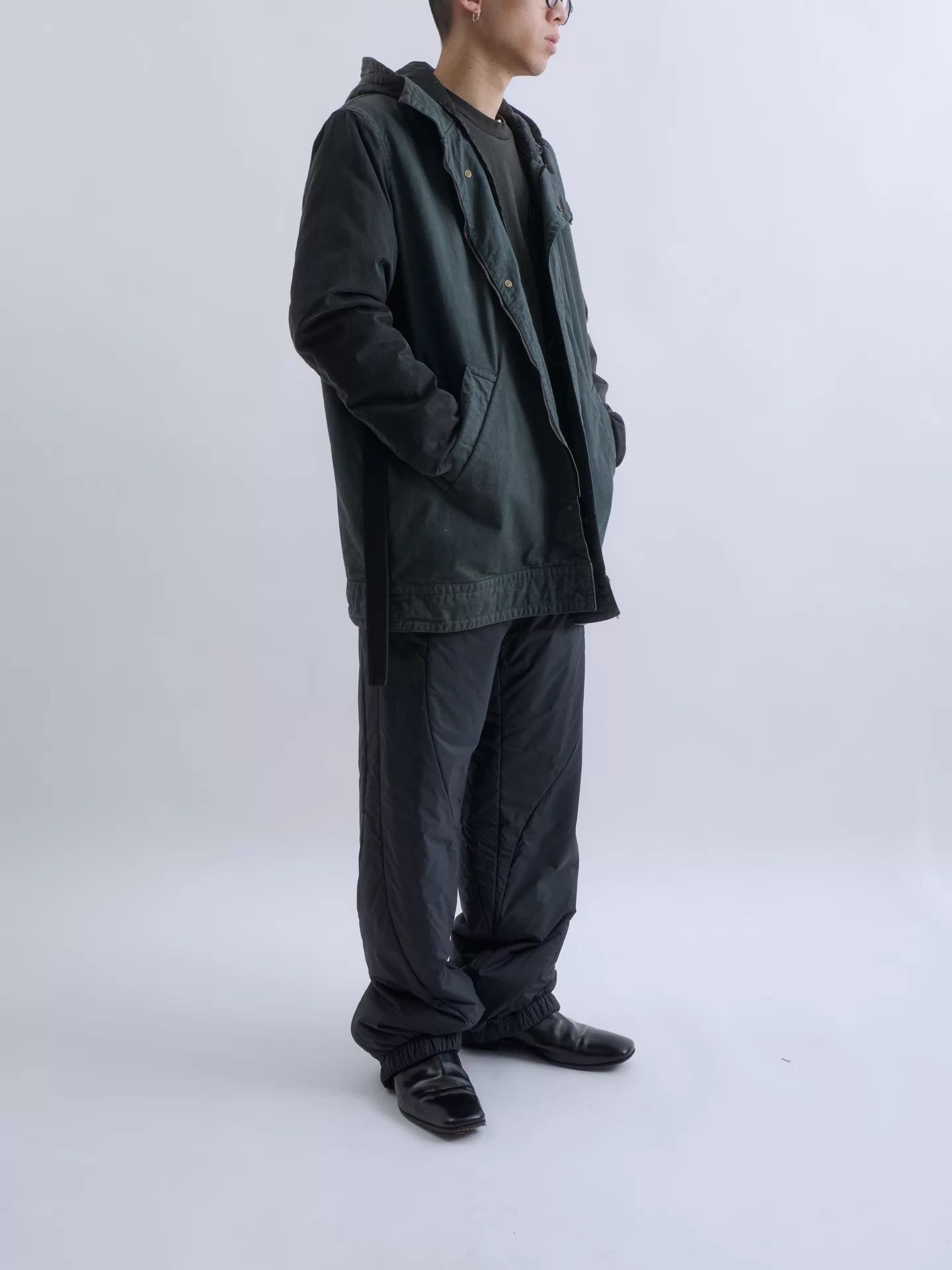 Robert Geller Robert Geller Cotton-Cupro Sleeve Hooded Padded Jacket Size US M / EU 48-50 / 2 - 3 Thumbnail