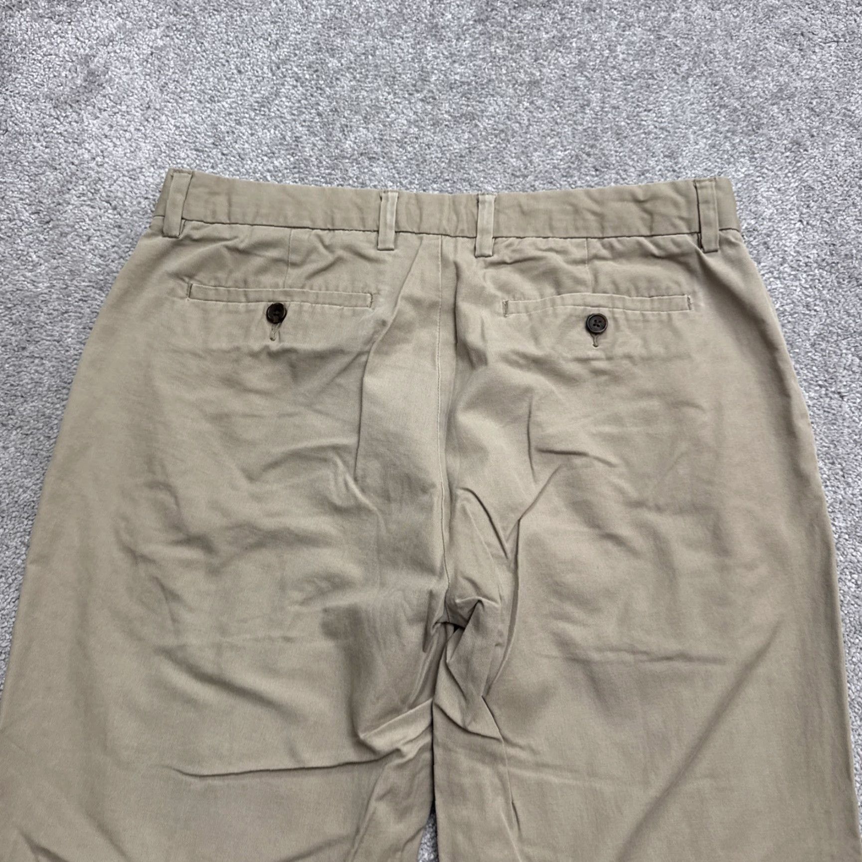 Banana Republic Banana Republic Slim Fit Chino Pants Mens 34x30 Khaki Brown Classic Smart Casual Size US 34 / EU 50 - 6 Thumbnail