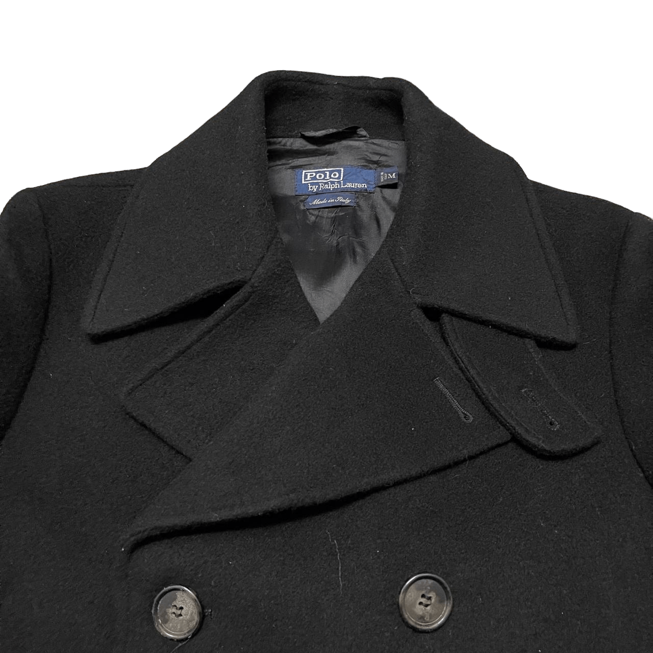 Polo Ralph Lauren Vintage Polo Ralph Lauren Wool Peacoat Double Breasted Size US M / EU 48-50 / 2 - 3 Thumbnail