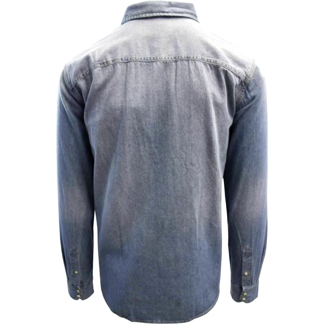 Jack & Jones Jack & Jones Men's Medium Blue Denim Slim Shirt Size S Size US S / EU 44-46 / 1 - 3 Thumbnail
