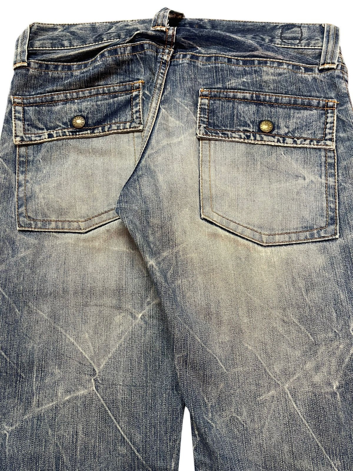 Hysteric Glamour Vintage Japanese Brand Bush Pants Thunder Wash Baggy Jeans Size US 32 / EU 48 - 6 Thumbnail