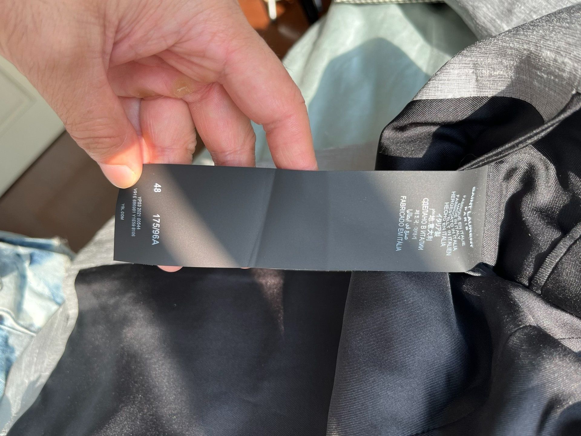 Saint Laurent Paris Saint Laurent Classic Gray Suit Size US M / EU 48-50 / 2 - 6 Thumbnail